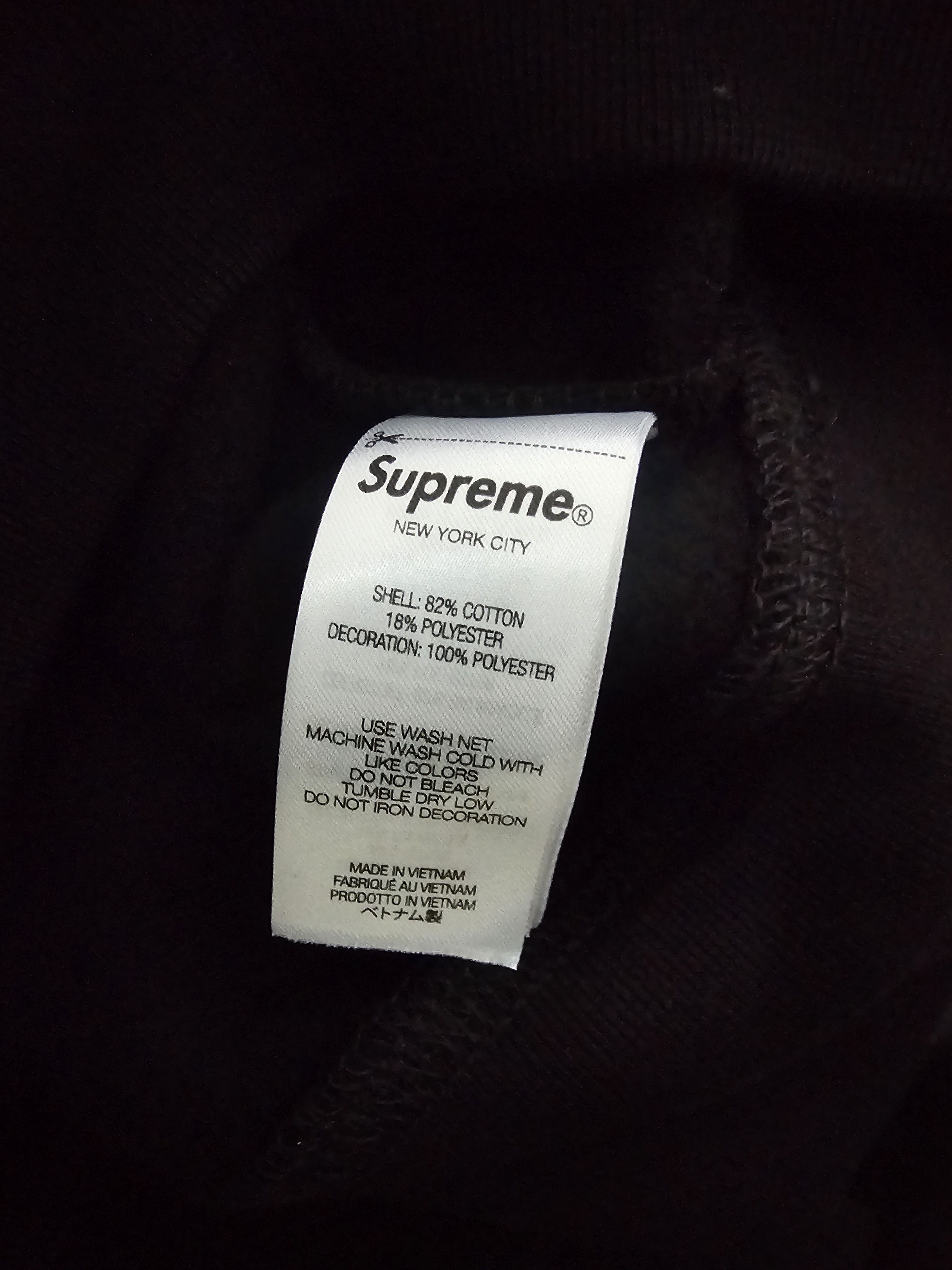 Mitchell & Ness × NCAA × Supreme Supreme NCAA Mitchell & Ness Black Hoodie FW24 Size US S / EU 44-46 / 1 - 11 Thumbnail