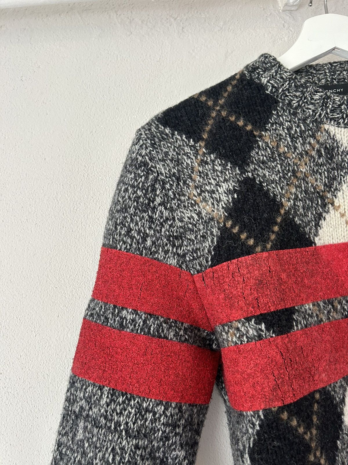 Givenchy FW13 Wool Argyle Sweater Size US S / EU 44-46 / 1 - 3 Thumbnail