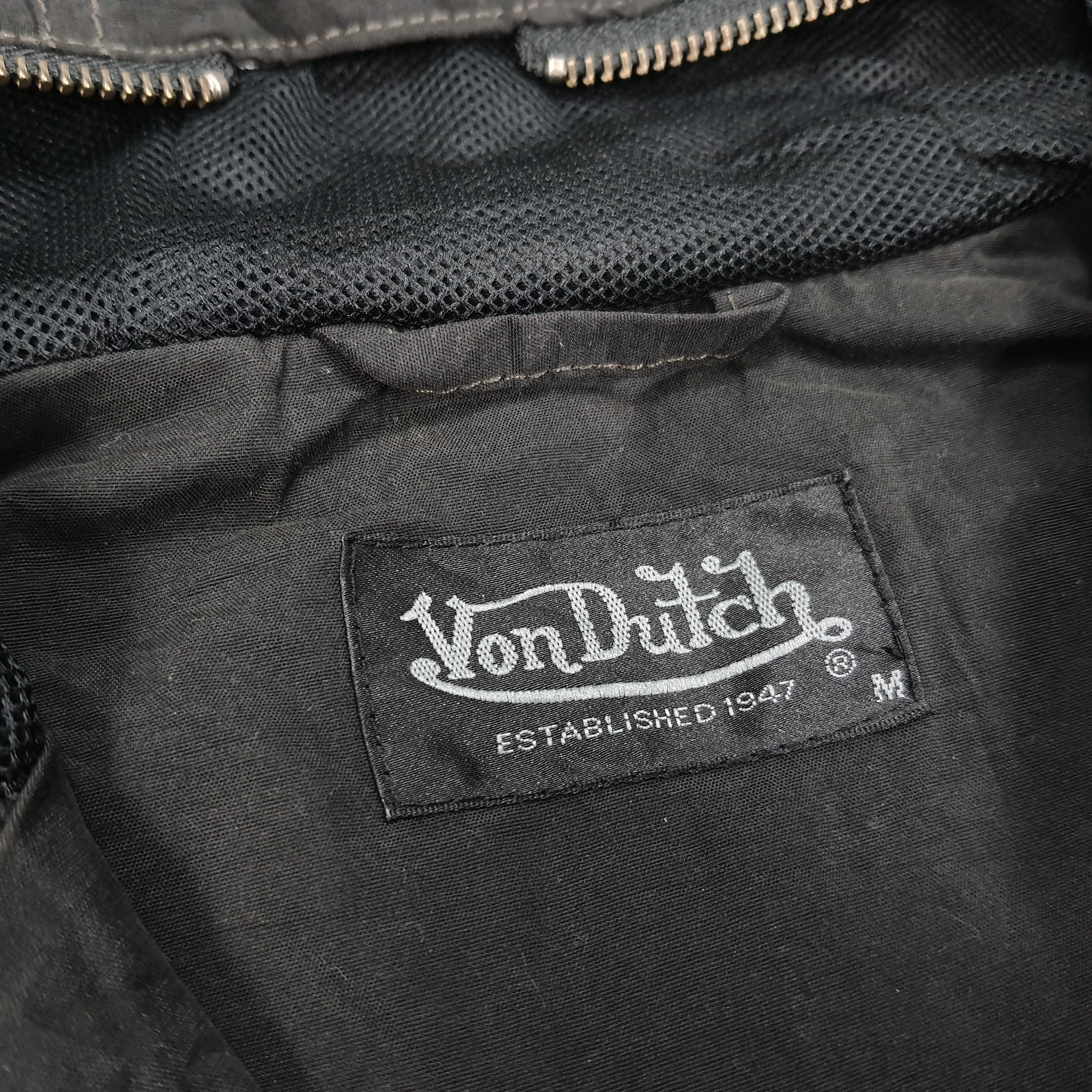 Vintage × Von Dutch Vintage Von Dutch Custom Skull Logo Full Zipper Jacket Size US M / EU 48-50 / 2 - 6 Thumbnail