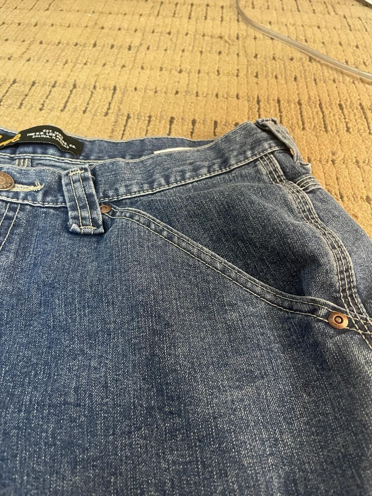 Lee Vintage LEE Jorts Men's 32 Blue Denim Loose Carpenter Shorts Size US 32 / EU 48 - 3 Thumbnail