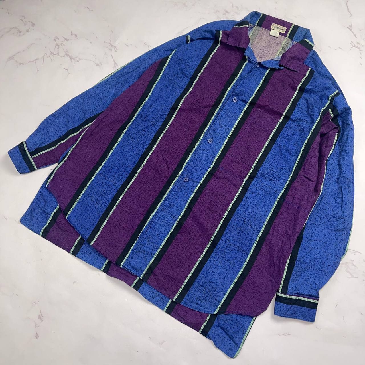 Vintage Vintage x streatwear 90s Martinique Rainbow Button Shirt Size US L / EU 52-54 / 3 - 2 Thumbnail