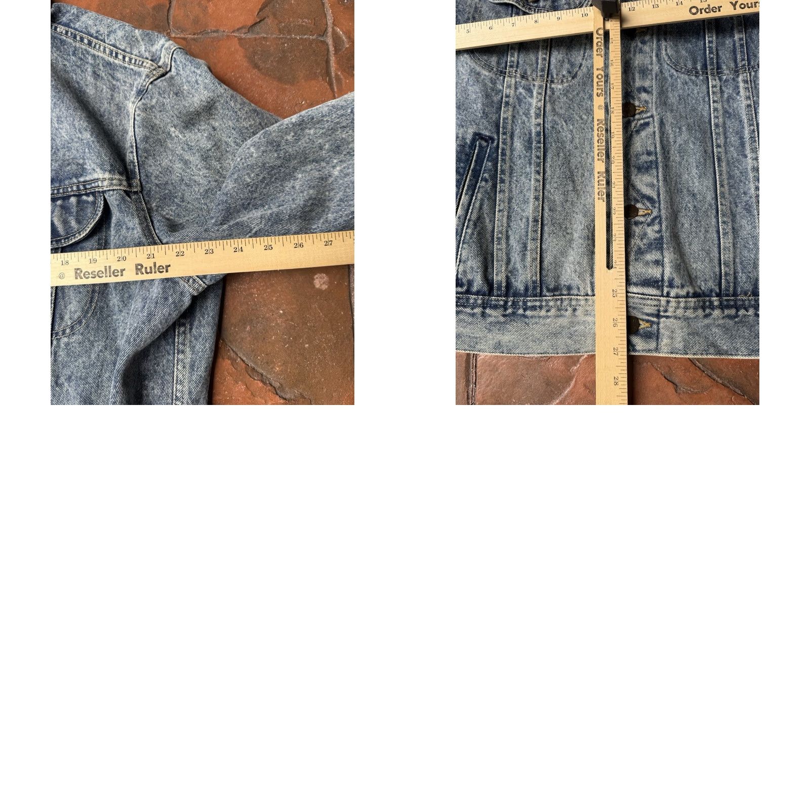 Lee VINTAGE Lee Riders Denim Jean Trucker Jacket Large USA Made Size US 33 - 11 Thumbnail