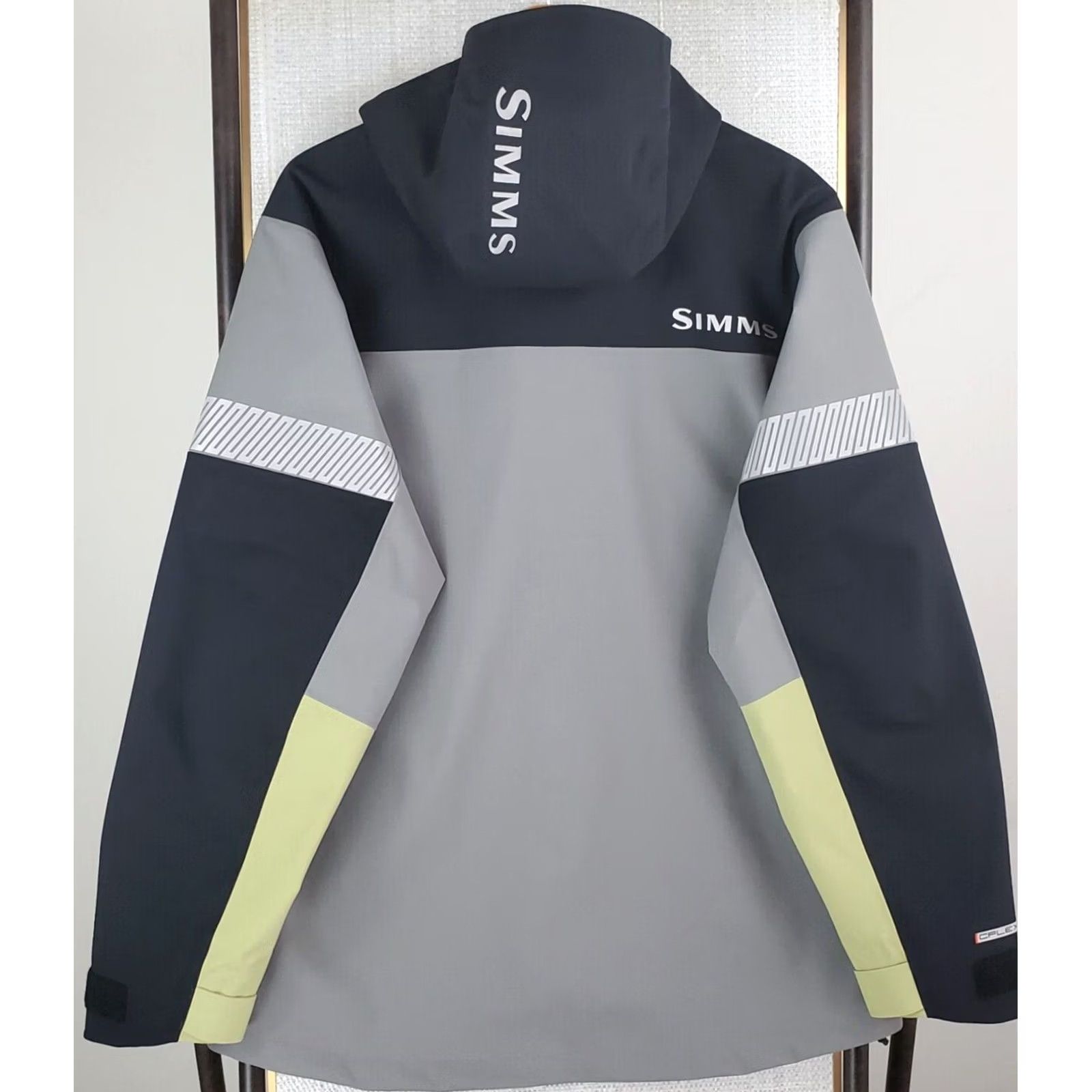 Vintage SIMMS Hooded CX Jacket Coat Shell 30k 3-Layer Waterproof Gray Large Mens Size US L / EU 52-54 / 3 - 7 Thumbnail