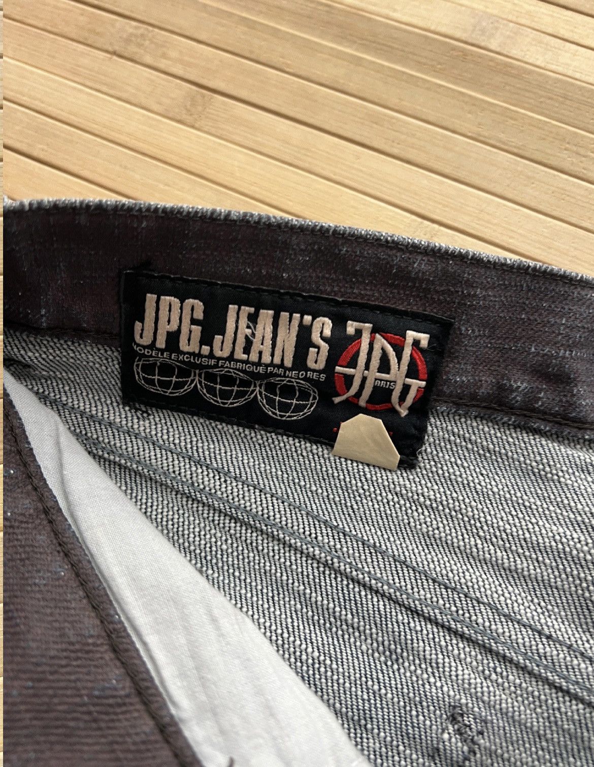 Jean Paul Gaultier Archive JPG Waxed Denim Jeans Size US 30 / EU 46 - 6 Thumbnail