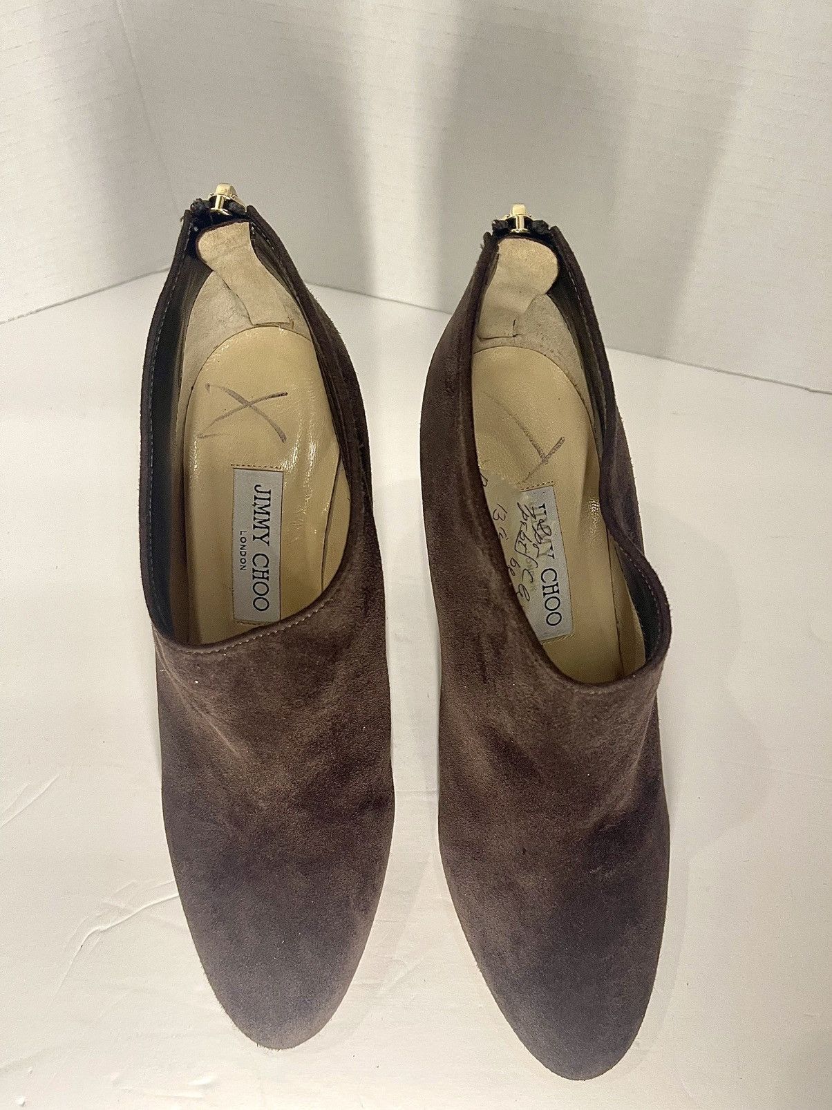 Jimmy Choo Jimmy Choo Mendez Brown Suede Ankle Boot Size US 9 / IT 39 - 7 Thumbnail