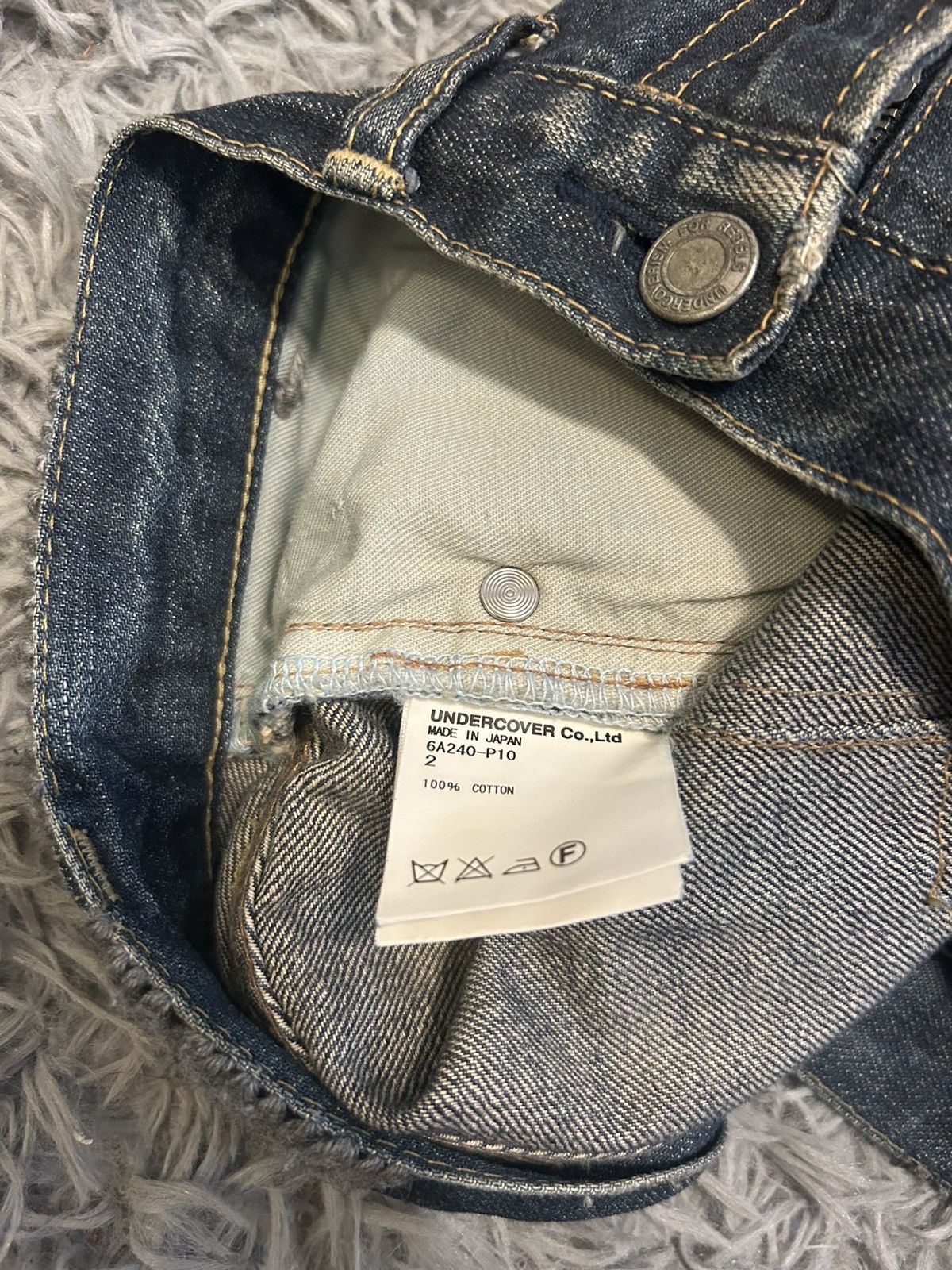 Undercover undercover aw06 bug denim Size US 31 - 4 Thumbnail