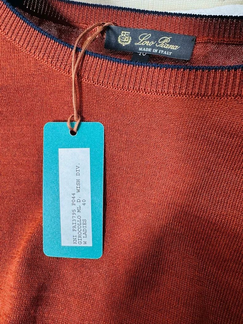 Loro Piana LORO PIANA A wool round neck sweater for ladies Size XS / US 0-2 / IT 36-38 - 3 Thumbnail