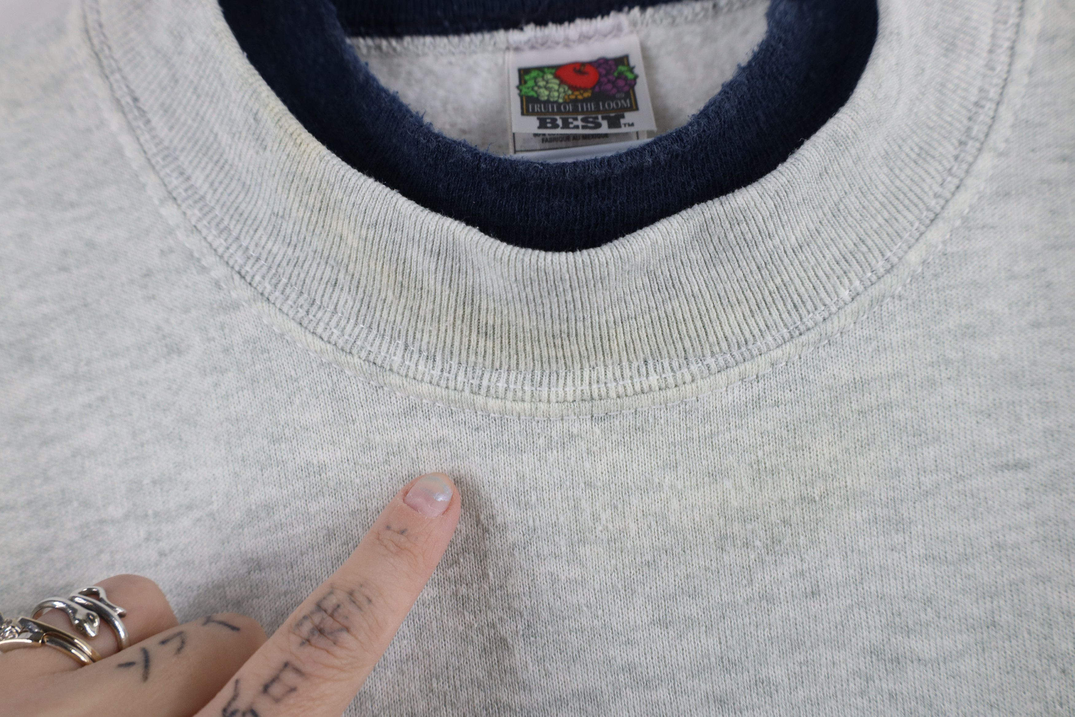 Vintage Vintage 90s Streetwear Spell Out Golf Layered Sweatshirt Size US XXL / EU 58 / 5 - 4 Thumbnail