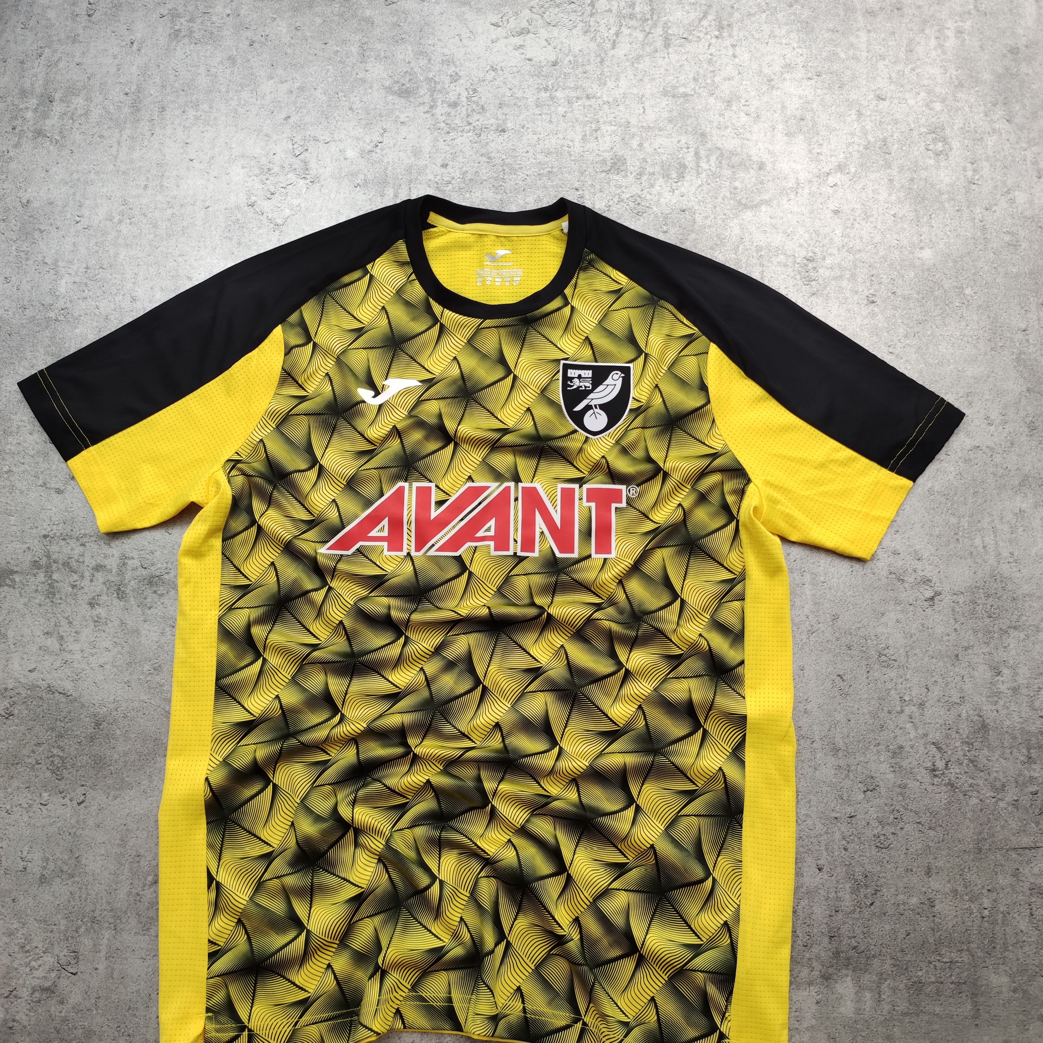 Vintage RARE Norwich City Joma x Football Yellow Match Jersey Size US XL / EU 56 / 4 - 2 Thumbnail