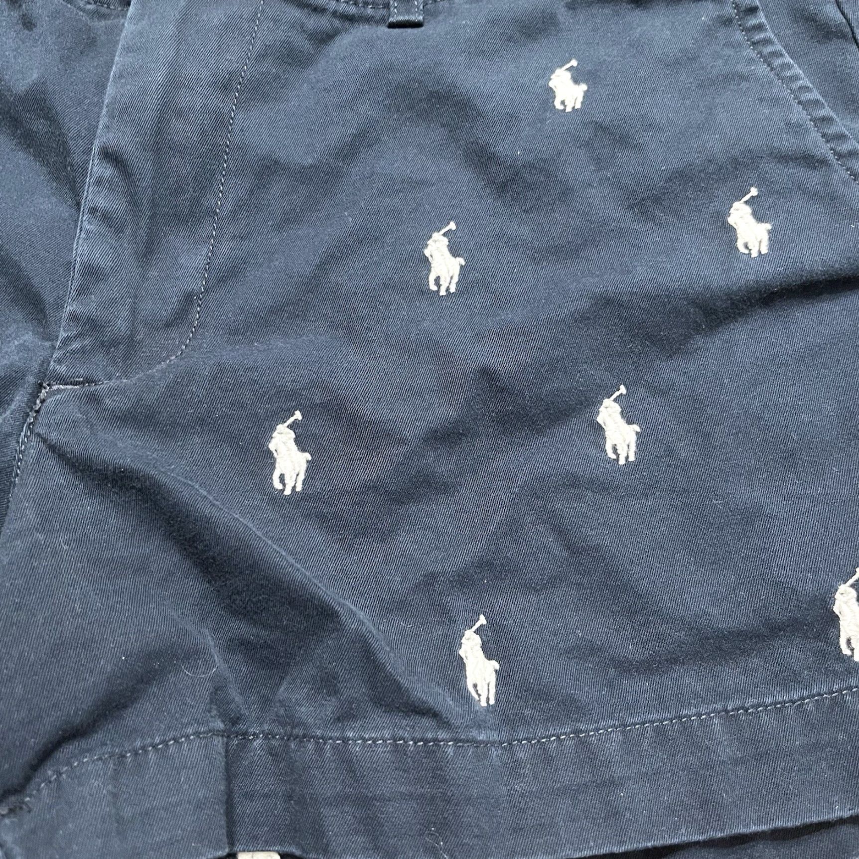 Polo Ralph Lauren Polo Ralph Lauren Women’s Shorts All Over Pony Navy Blue Chino Size 2 AOP Women Casual Activewear Travel Golf Preppy Cotton Knit Boys? Size 26" / US 2 / IT 38 - 2 Thumbnail