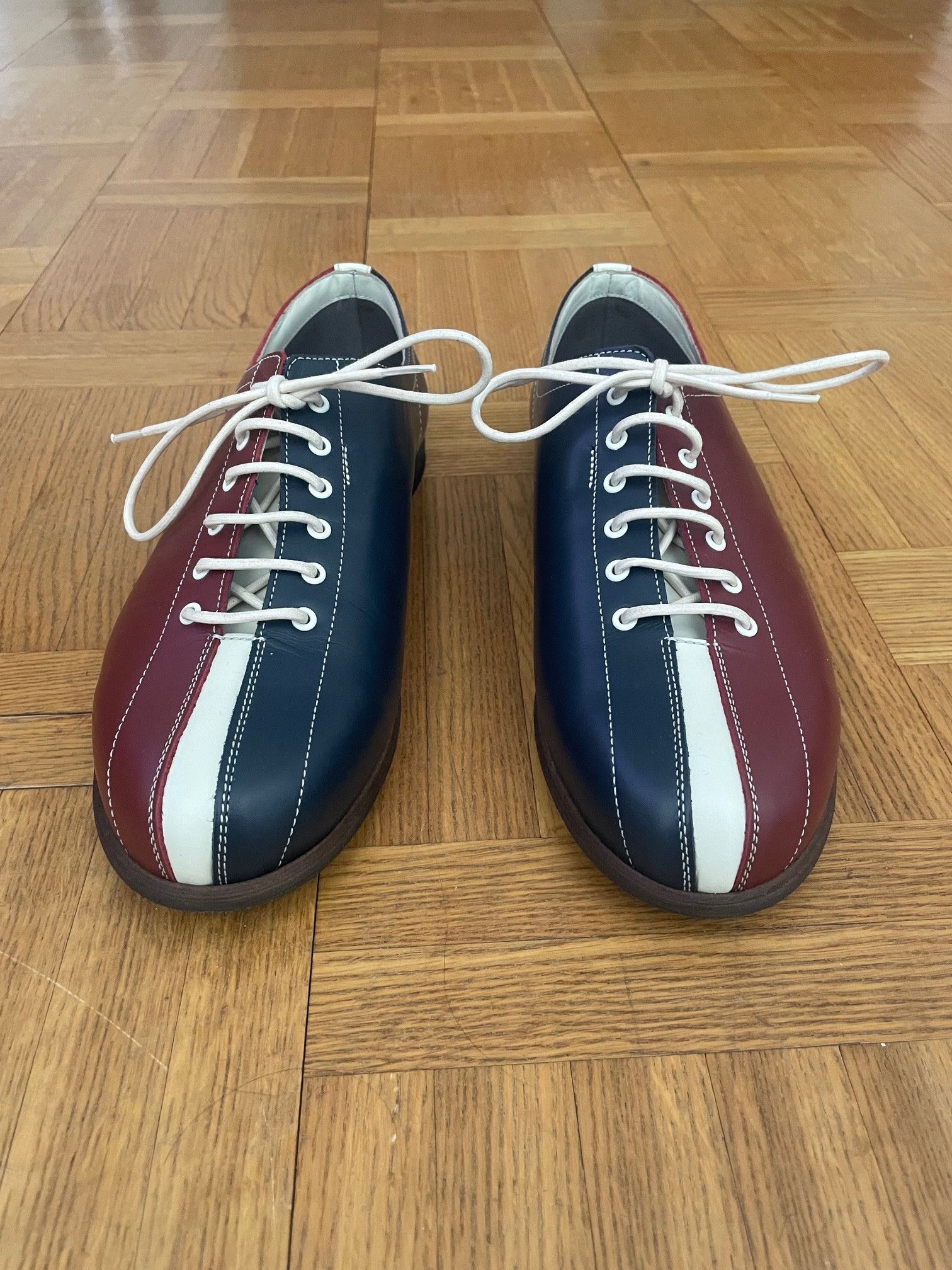 Alfredo Bannister Alfredo Bannister tricolor leather bowling shoes Size US 8 / EU 41 - 2 Thumbnail