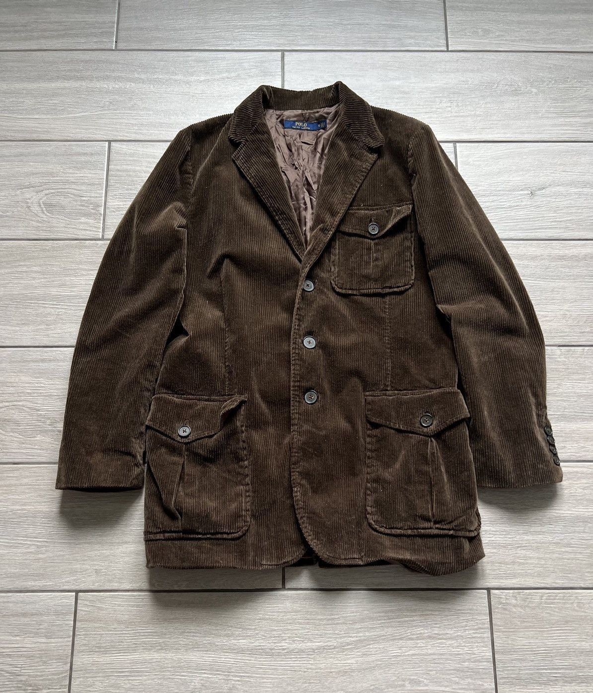 Polo Ralph Lauren × Ralph Lauren × Vintage Vintage Polo Ralph Lauren Corduroy Blazer Size S / US 4 / IT 40 - 2 Thumbnail