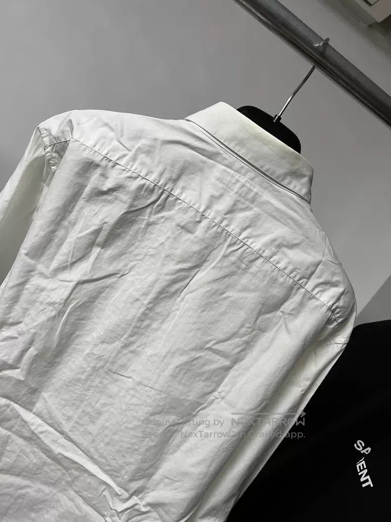 Saint Laurent Paris Saint Laurent Paris White Accordion Pleat Shirt i Size M / US 6-8 / IT 42-44 - 4 Thumbnail