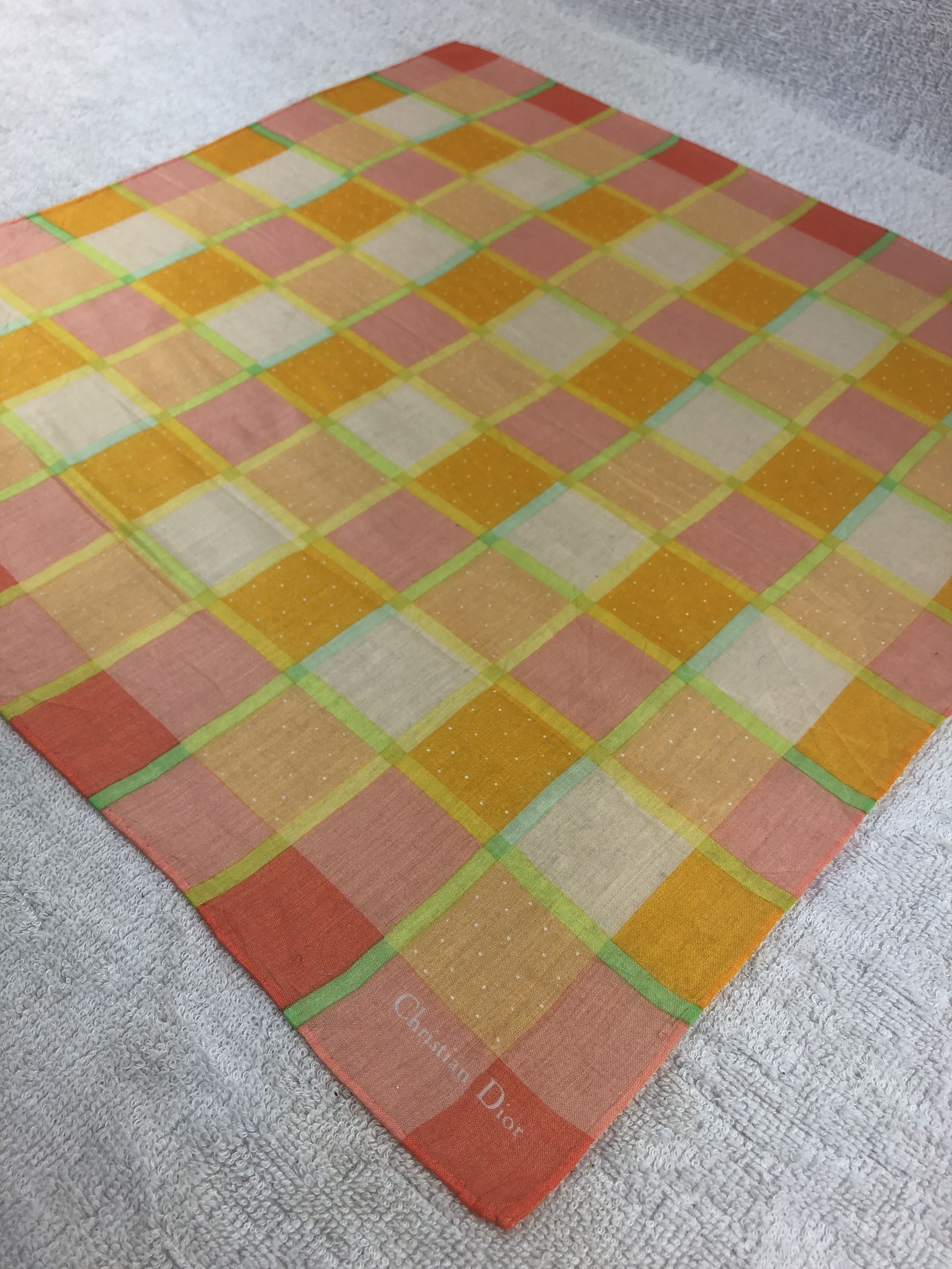 Vintage Christian Dior Handkerchief / Bandana / Neckerchief Size ONE SIZE - 4 Thumbnail