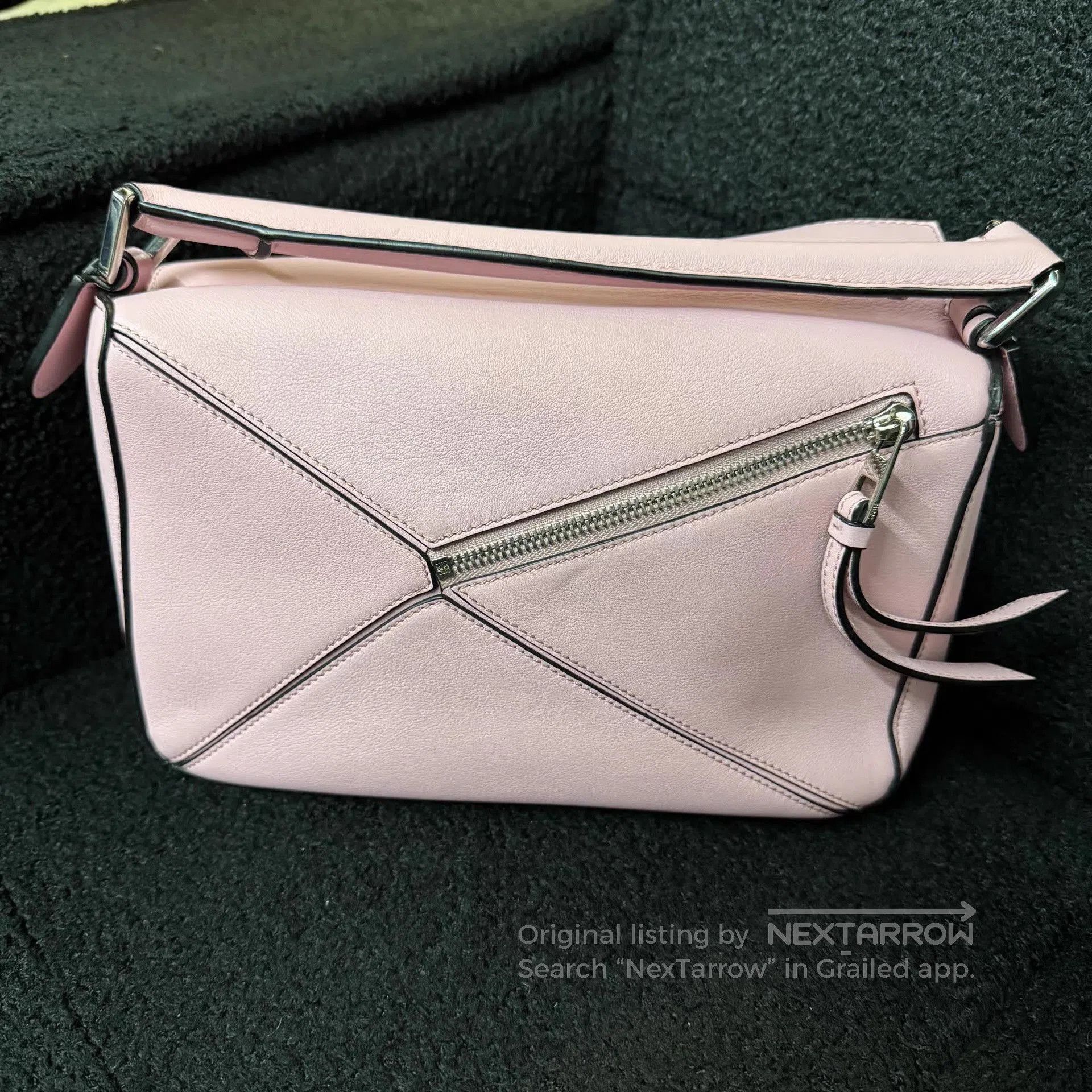 Loewe Pink Geometric Design Handbag. Size ONE SIZE - 4 Thumbnail