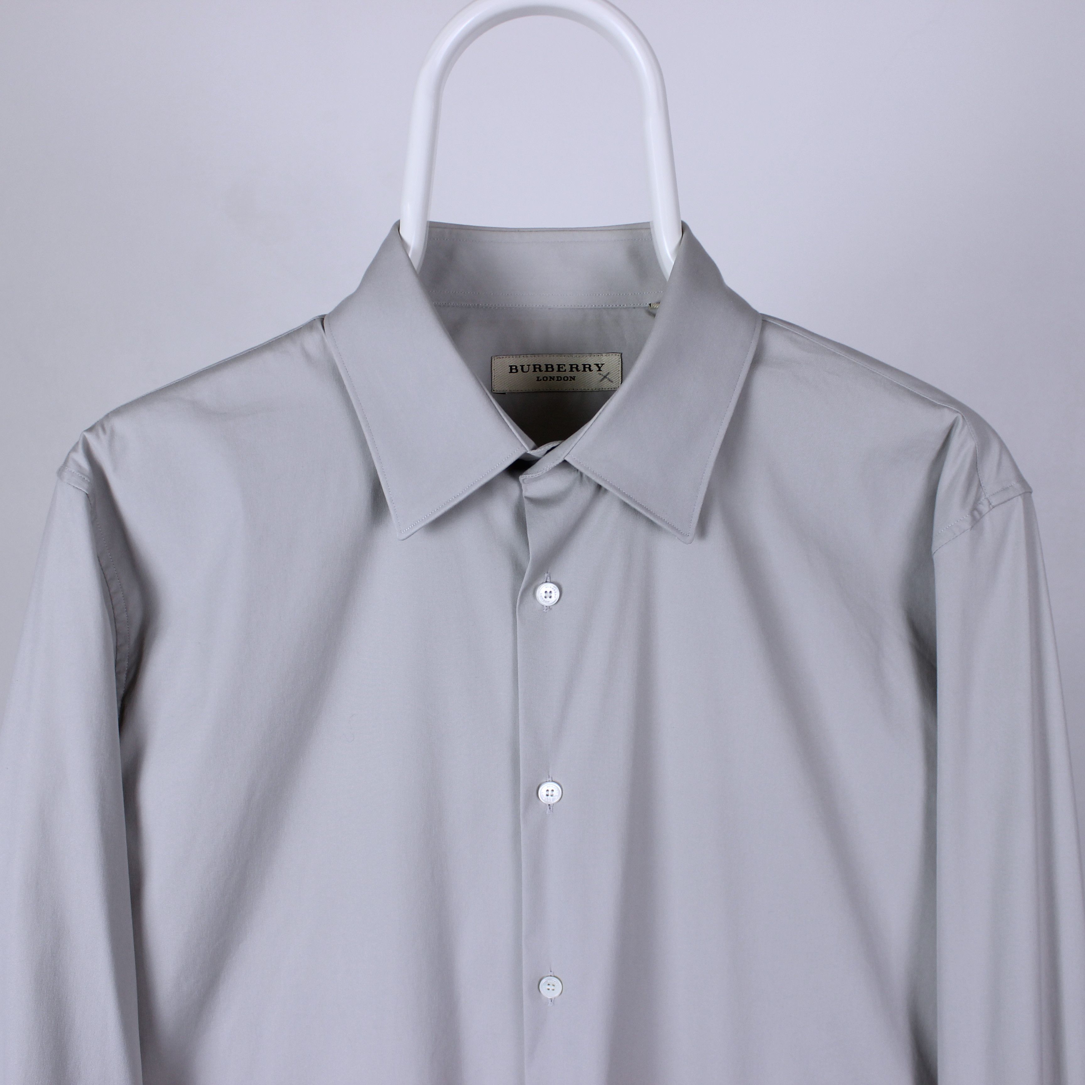 Burberry Burberry shirt buttons ups cotton 15 / 40 M Size US M / EU 48-50 / 2 - 2 Thumbnail