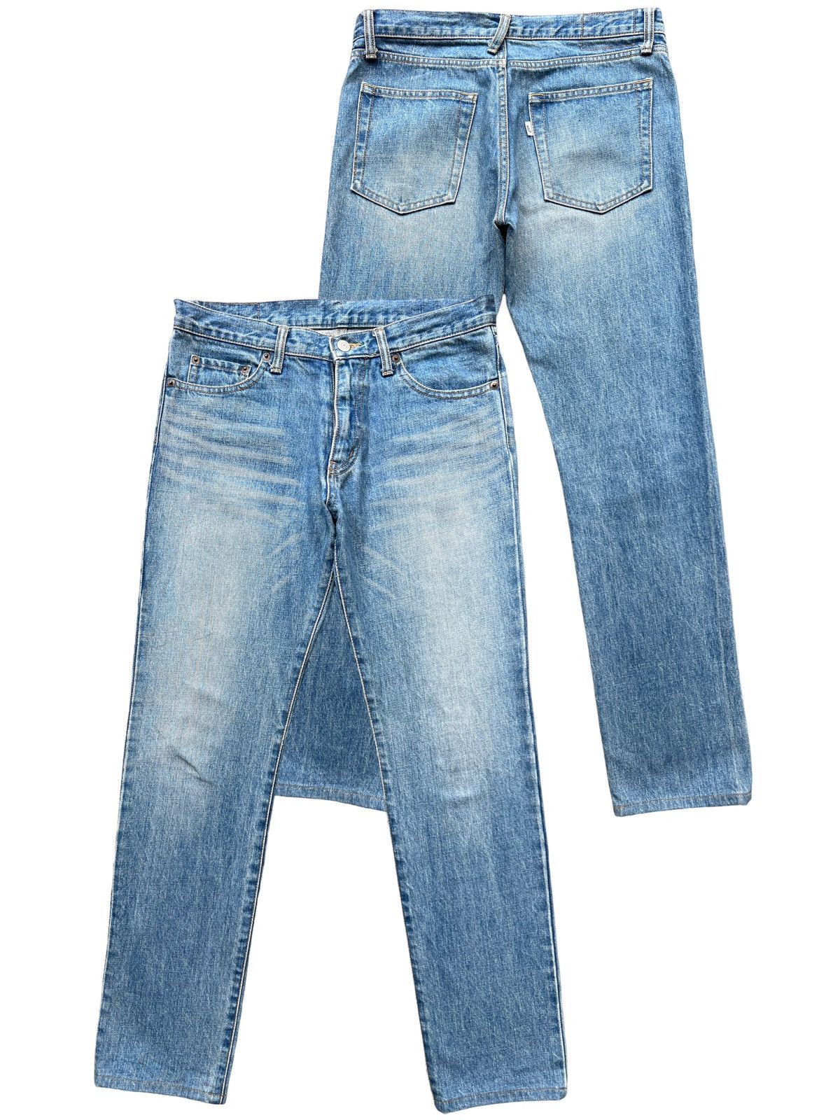 Beams Plus Vintage BEAMS PLUS Japan Straight Cut Denim Jeans 30x29 Size 30" / US 8 / IT 44 - 1 Thumbnail