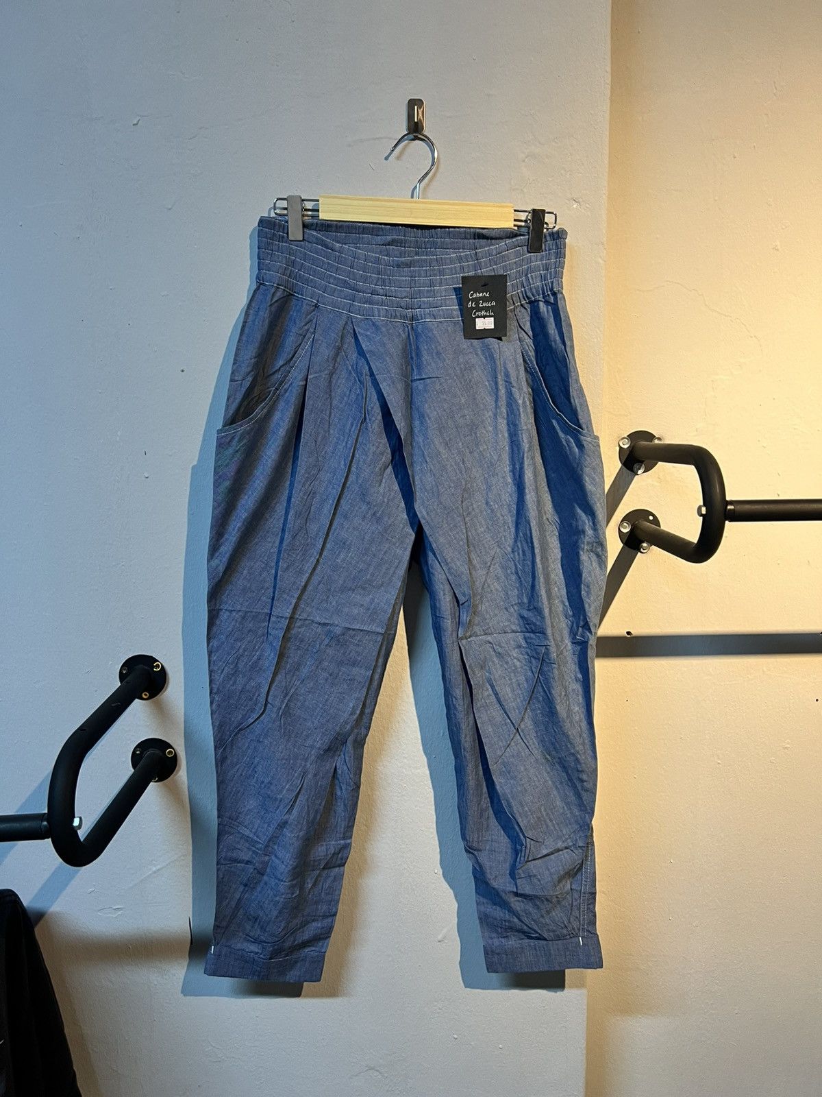 CABANE de ZUCCa × Issey Miyake × Japanese Brand Cabane de Zucca Crotch Pants Size US 32 / EU 48 - 1 Thumbnail