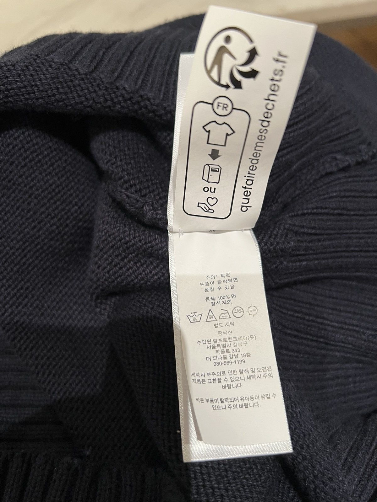 Polo Ralph Lauren Polo Ralph Lauren Polo Bear intarsia-knit hoodie medium navy Size US M / EU 48-50 / 2 - 18 Thumbnail