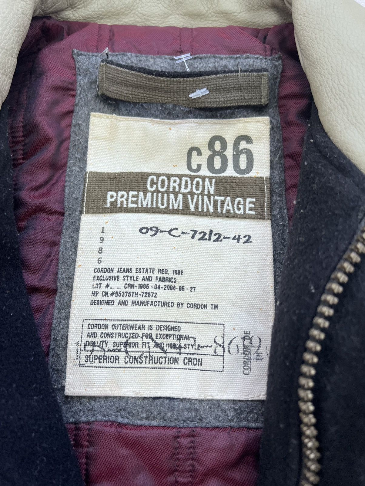 Japanese Brand × NBA Vintage 80's LEATHER Japan Leather Wool Varsity Jacket Size US L / EU 52-54 / 3 - 9 Thumbnail