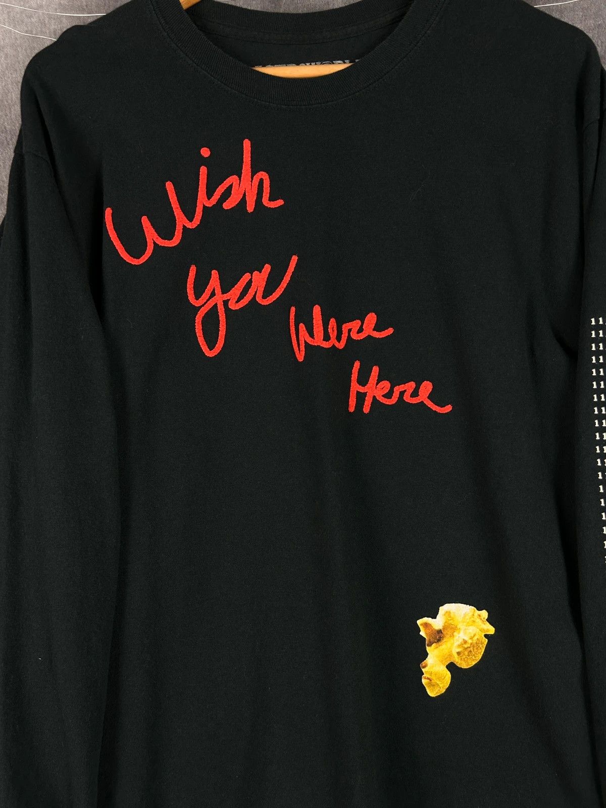 Travis Scott Travis Scott Wish Your Were Here big logo print longsleeve Size US M / EU 48-50 / 2 - 3 Thumbnail