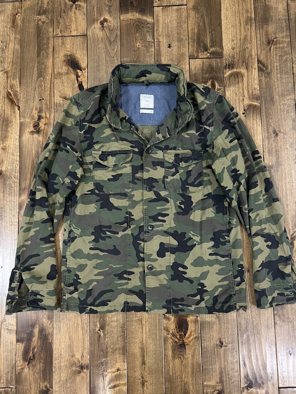 Gap Vintage Gap Military Field Jacket Size US M / EU 48-50 / 2 - 4 Thumbnail