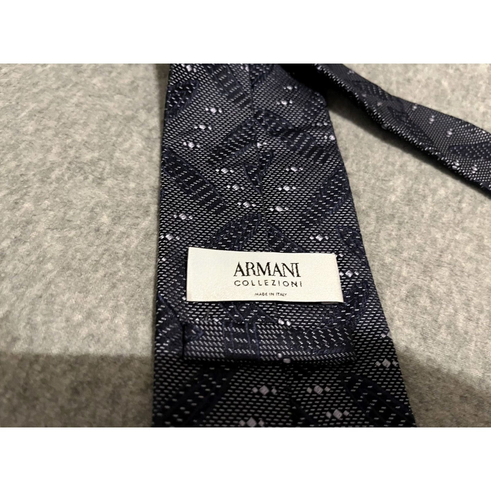 Armani Armani Collezioni Tie Men Blue 100% Silk 59" Classic Length Size ONE SIZE - 3 Thumbnail