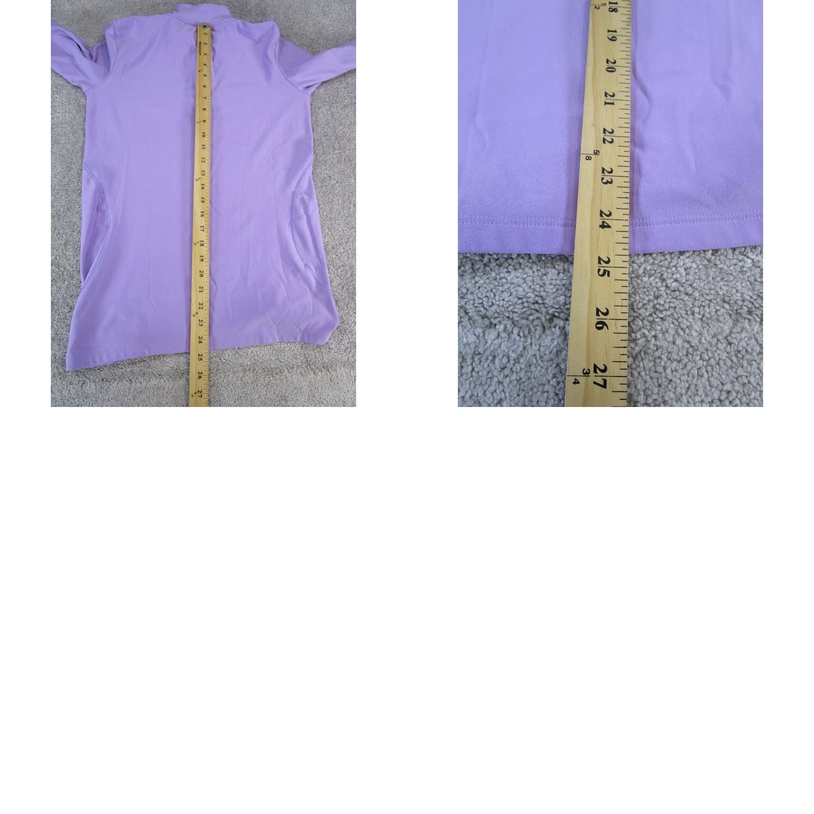 Under Armour VINTAGE Under Armour Women's Sweatshirt Pullover Long Sleeve Zip Mock Neck Activewear Size L Purple 90s Size L / US 10 / IT 46 - 8 Thumbnail