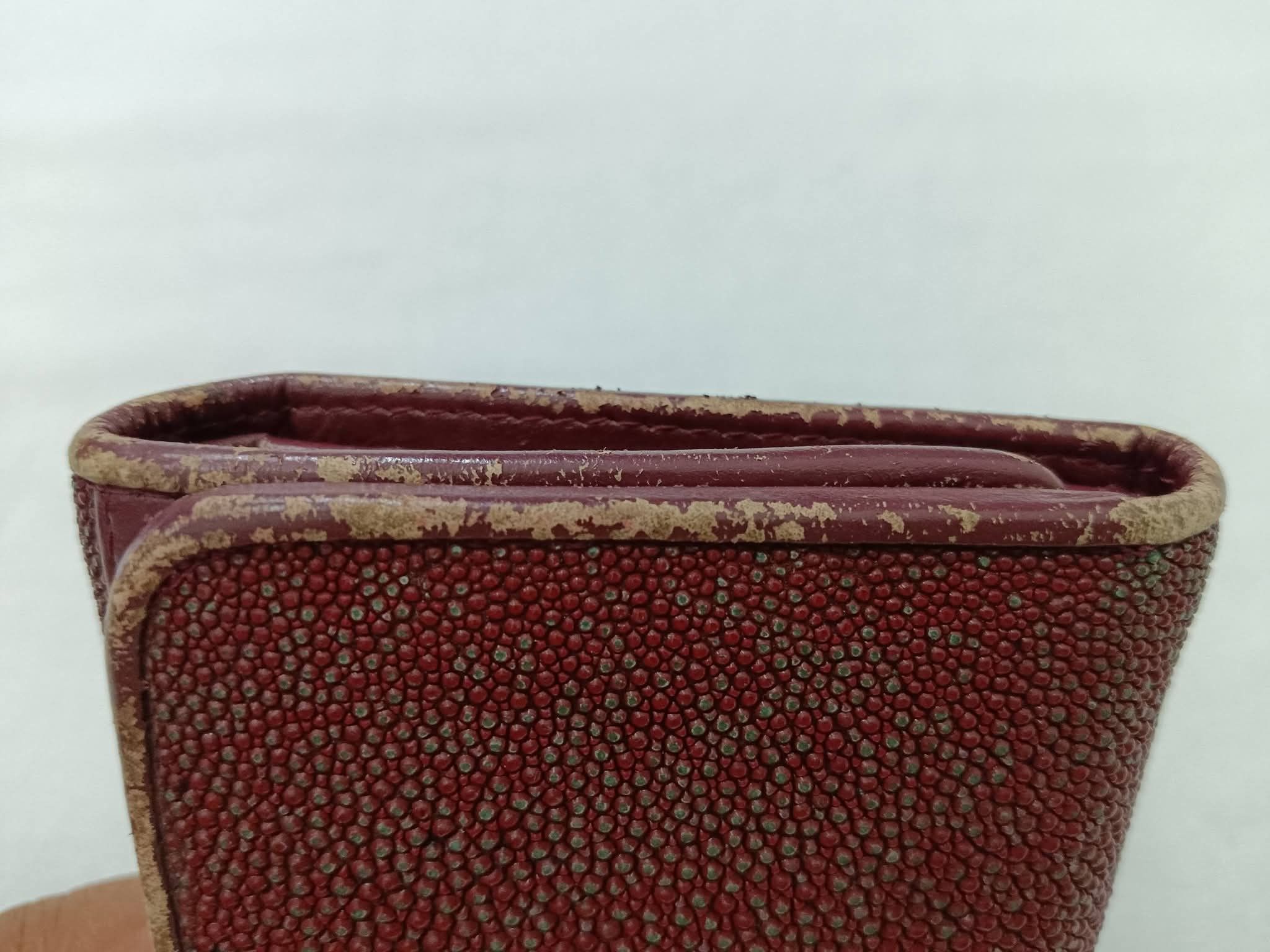 Genuine Leather Genuine Leather Stingray Skin Trifold Wallet Size ONE SIZE - 15 Thumbnail
