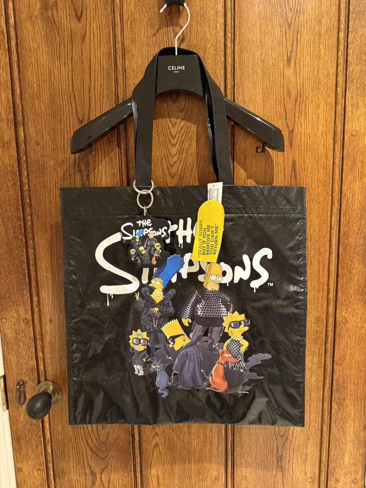 Balenciaga Balenciaga The Simpsons black tote bag bondage