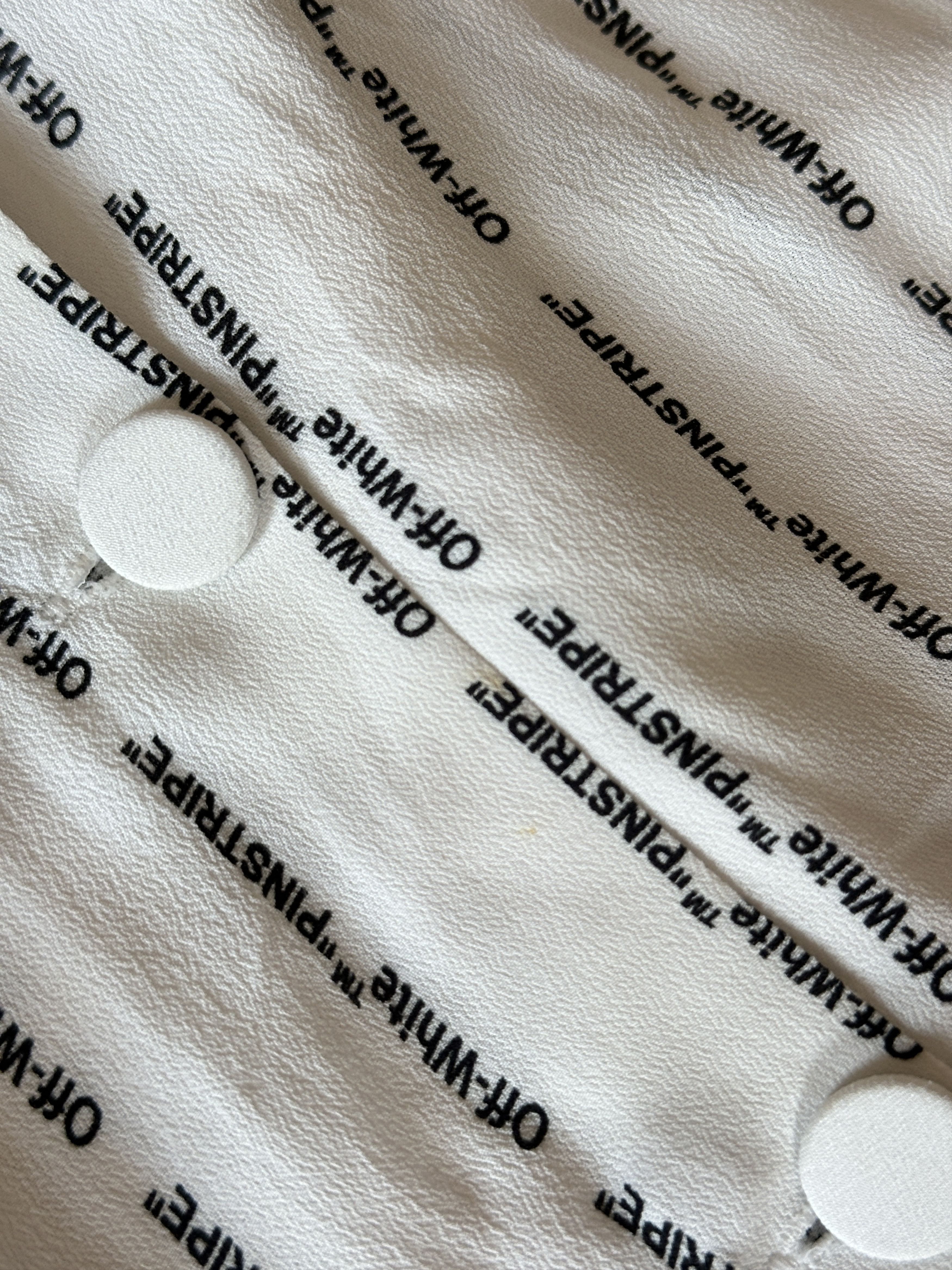 Off-White Off-White Camp Collar 'Pinstripe' Shirt Size US S / EU 44-46 / 1 - 5 Thumbnail