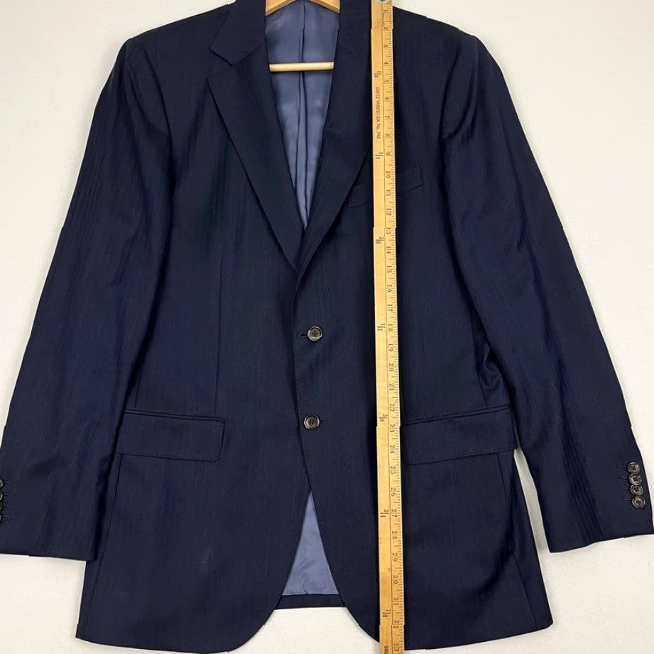 Suitsupply Suitsupply Blazer Mens 44L Blue Wool Vitale Barberis Canonico Livorno Jacket Size 44R - 4 Thumbnail