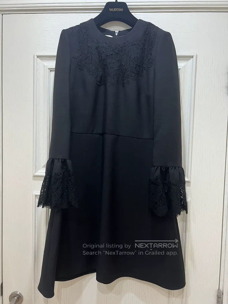 Valentino Valentino Wool long-sleeved dress Size S / US 4 / IT 40 - 5 Thumbnail
