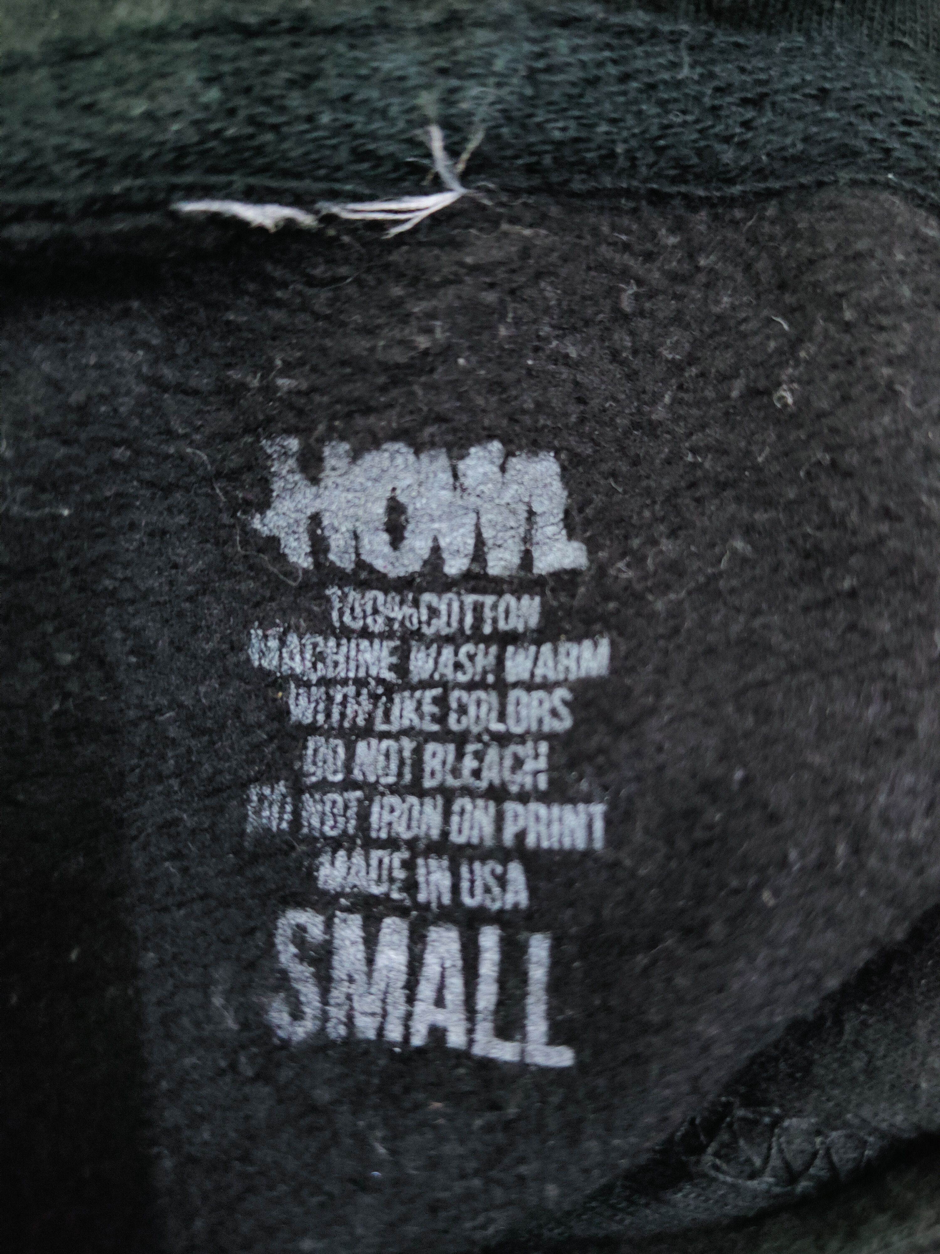 Japanese Brand × Vintage HOWL Black Vintage FADED Hoodie Sweatshirts Size US S / EU 44-46 / 1 - 12 Thumbnail