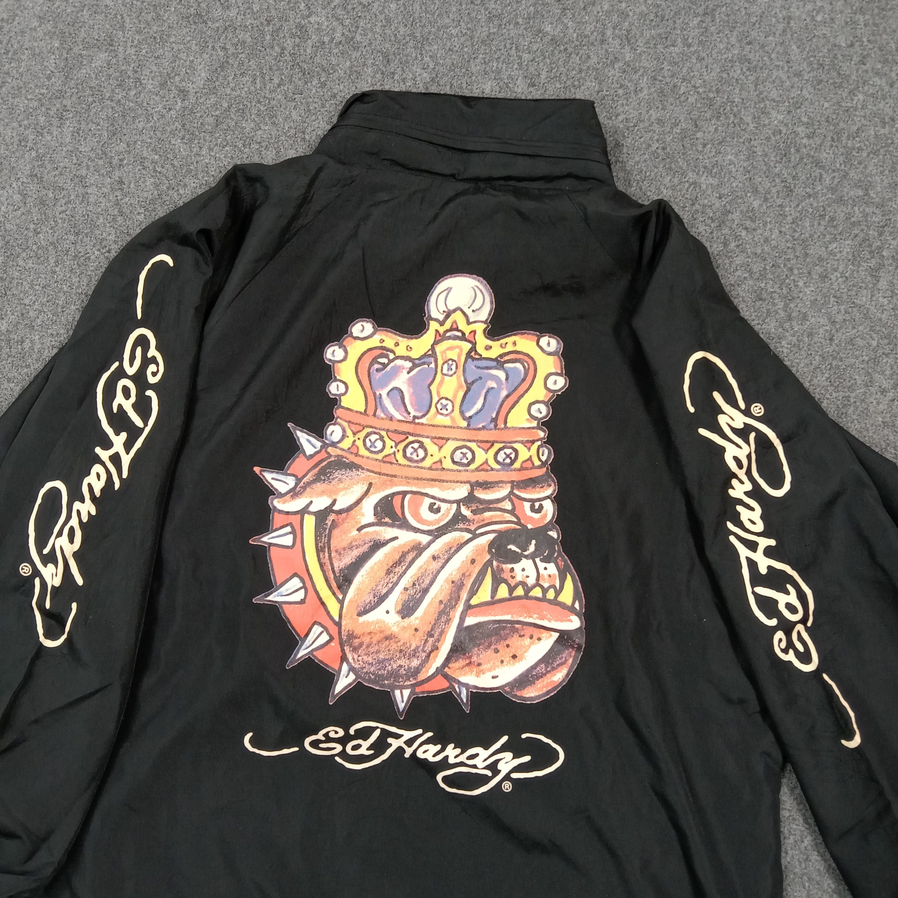 Ed Hardy Ed Hardy by Christian Audigier Windbreaker Jacket C278N24 Size US L / EU 52-54 / 3 - 2 Thumbnail