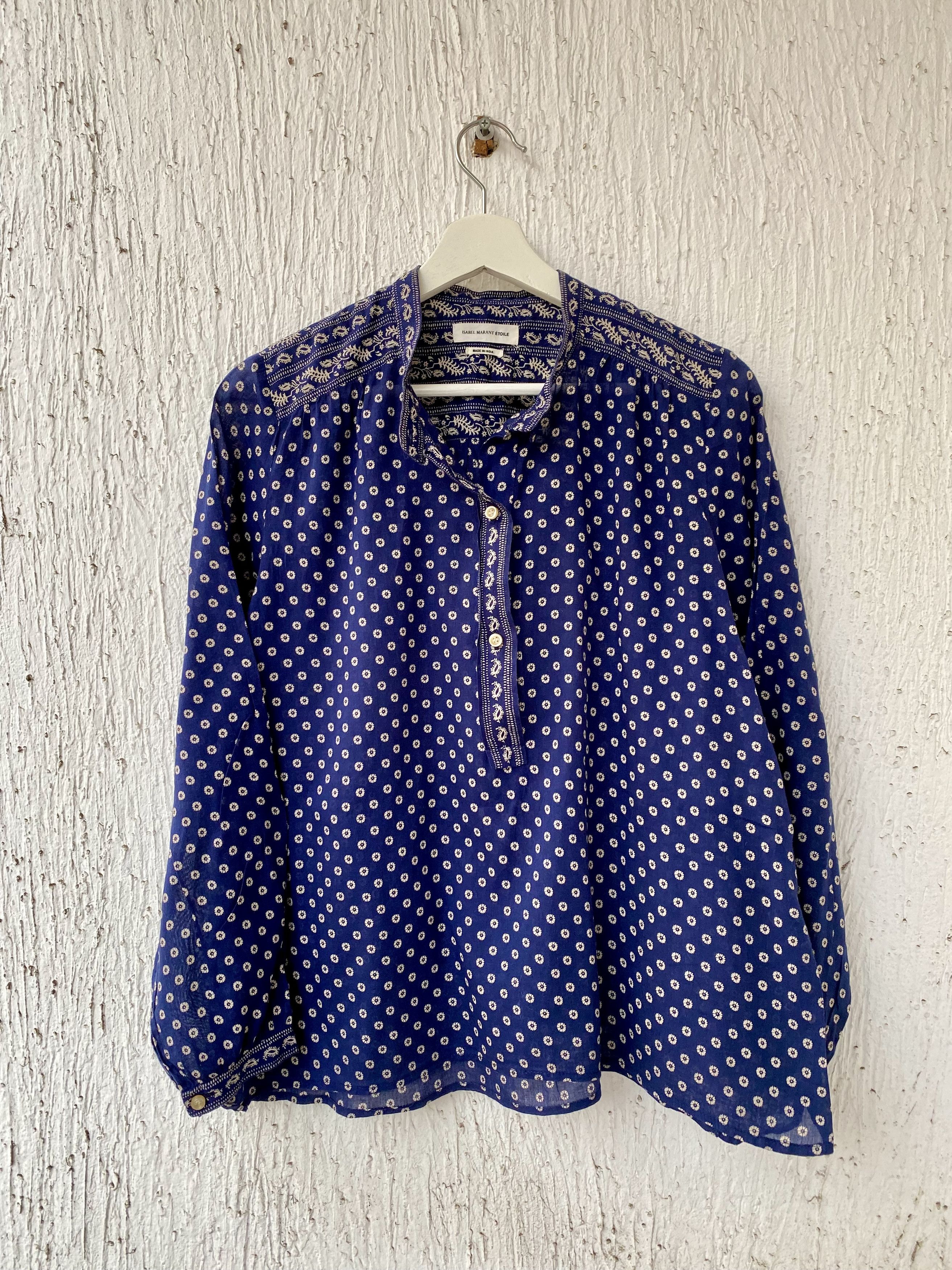 Isabel Marant patterned half button shirt Size US M / EU 48-50 / 2 - 1 Thumbnail