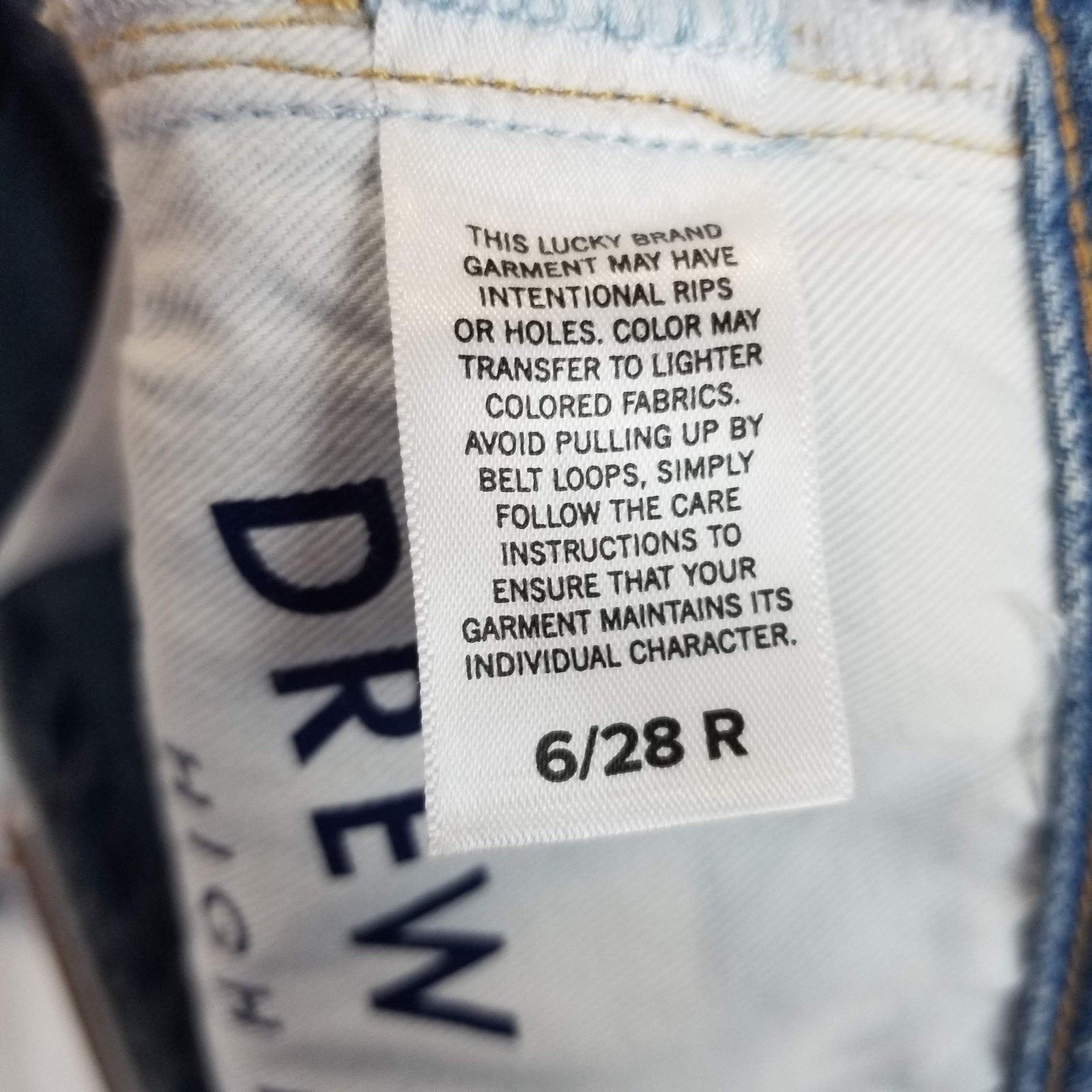Lucky Brand Lucky Brand Jeans Womens 6 28R Light Wash Drew Mom High Rise Size 28" / US 6 / IT 42 - 8 Thumbnail