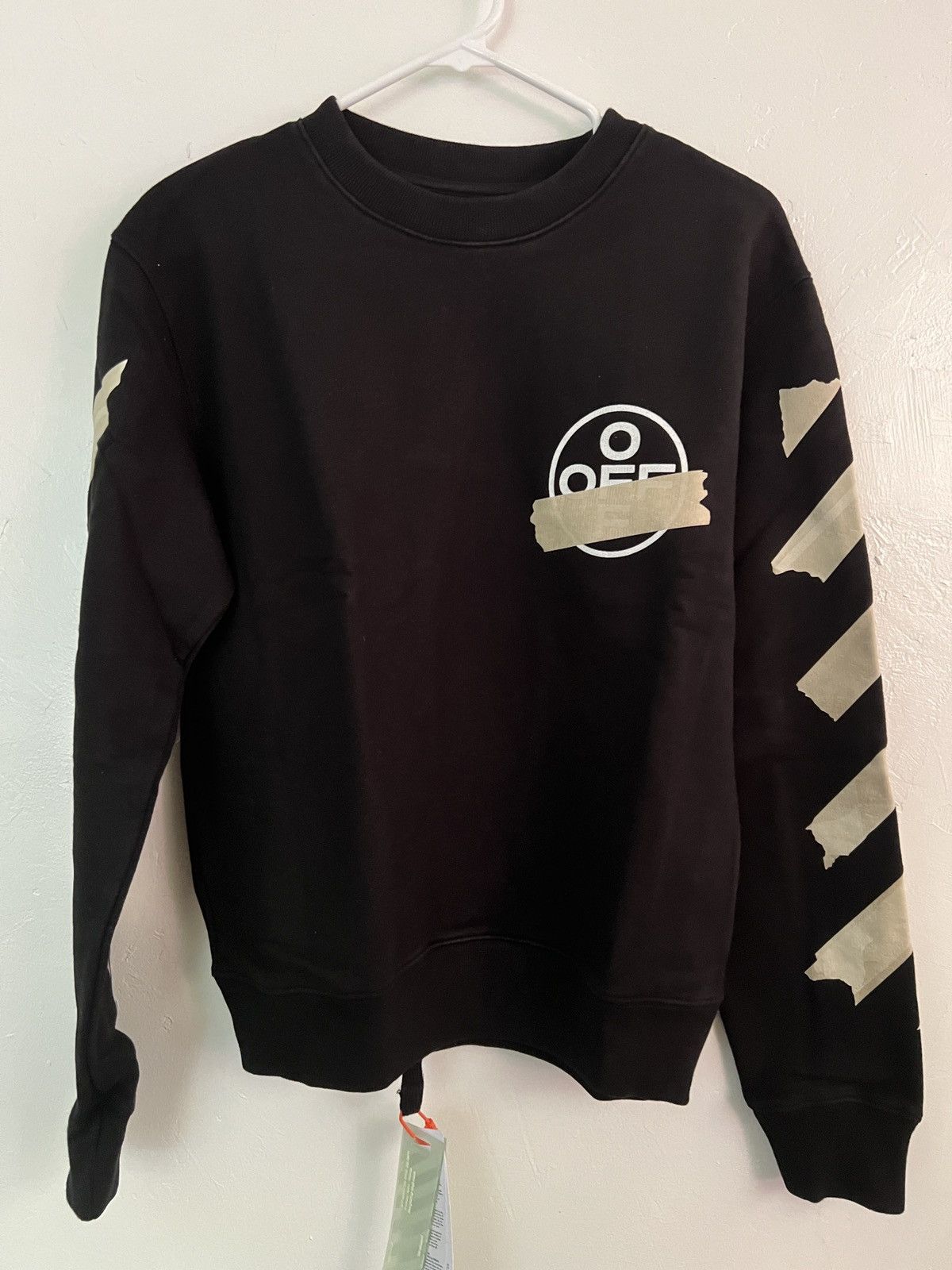 Off-White Off white tape arrow crewneck sweater Size US S / EU 44-46 / 1 - 2 Thumbnail