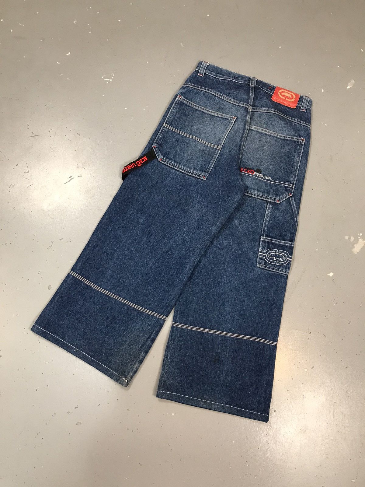 JNCO × Vintage Vintage Ecko big pocket carpenter baggy denim Size US 28 / EU 44 - 8 Thumbnail