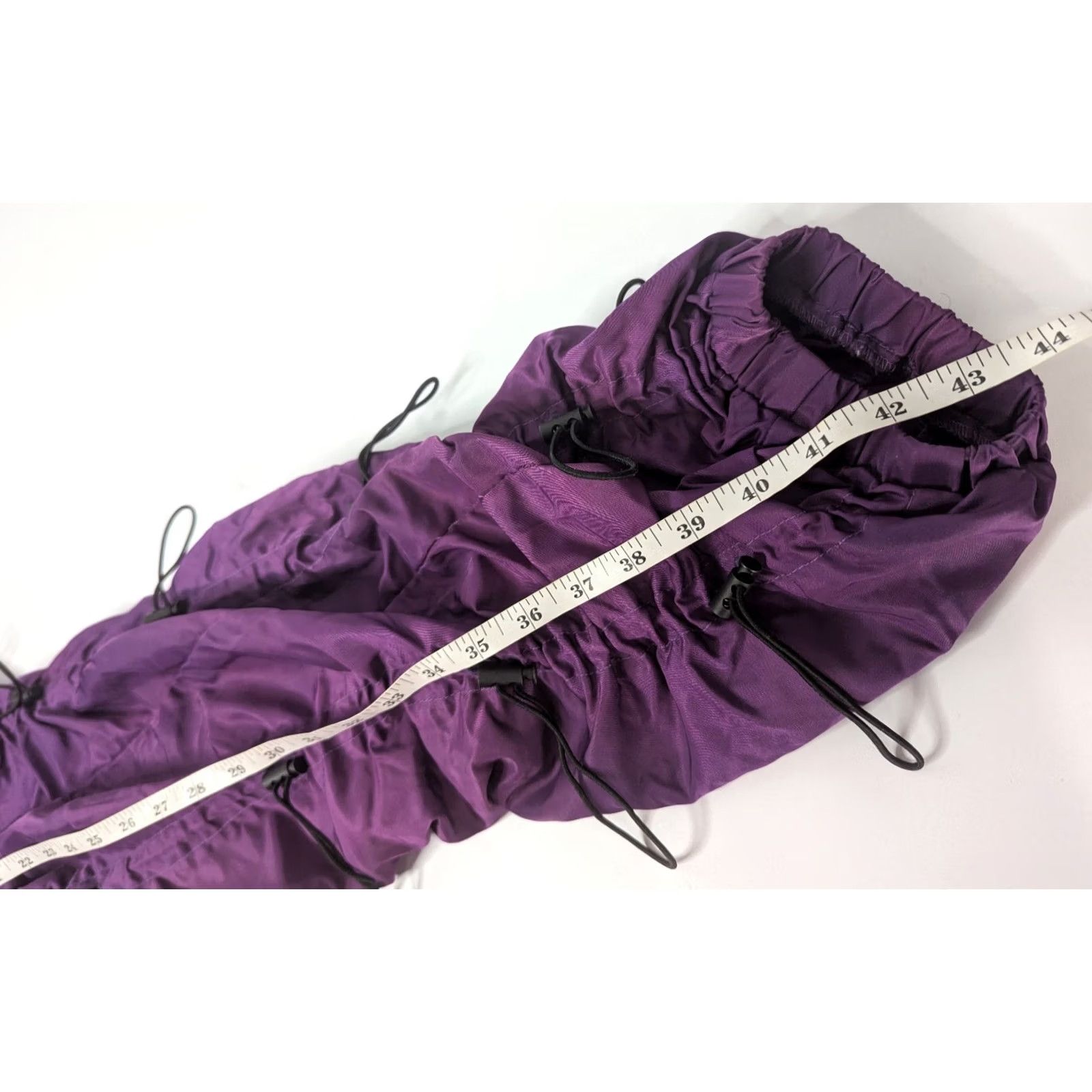 Vintage EPTM. Jogger Pants XL-36 Purple Bungee Drawstring Utility 40" Inseam Tracks Activewear Men Venise Size US 36 / EU 52 - 6 Thumbnail