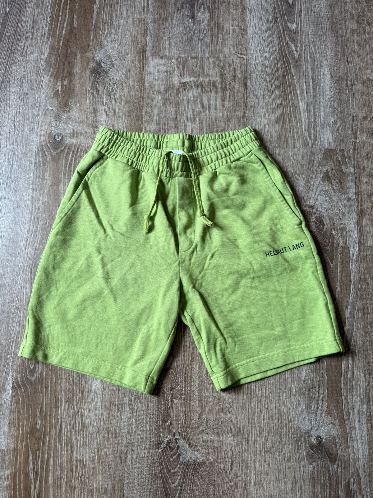 Helmut Lang Helmut Lang Logo Sweat Shorts Size US 30 / EU 46 - 1 Thumbnail