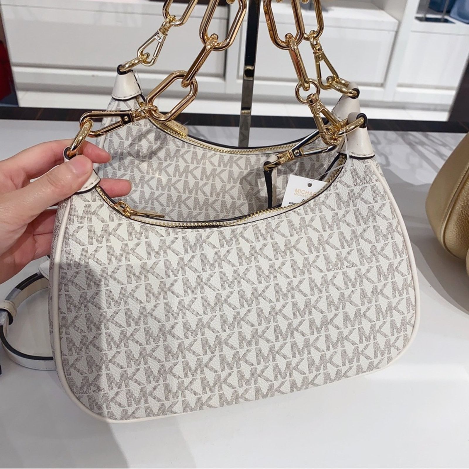 Michael Kors Michael Kors Cora medium Chain Crossbody Size ONE SIZE - 5 Thumbnail