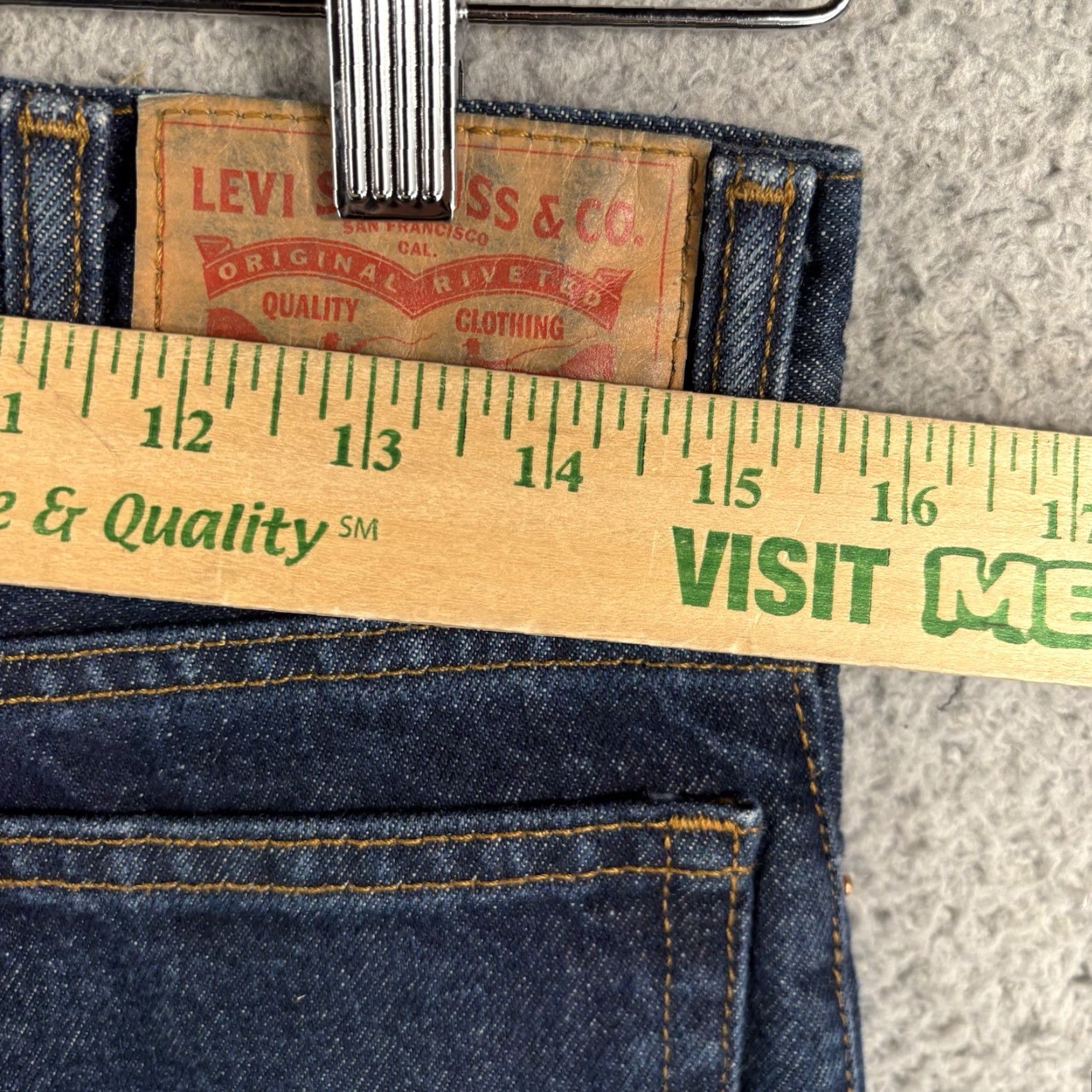 Levi's Levi's 517 Jeans Men 30x32 Blue Bootcut Medium Wash Denim Cowboy Western Regular Inseam 32 Pocket 5-Pocket Cargo Style Size US 30 / EU 46 - 5 Thumbnail