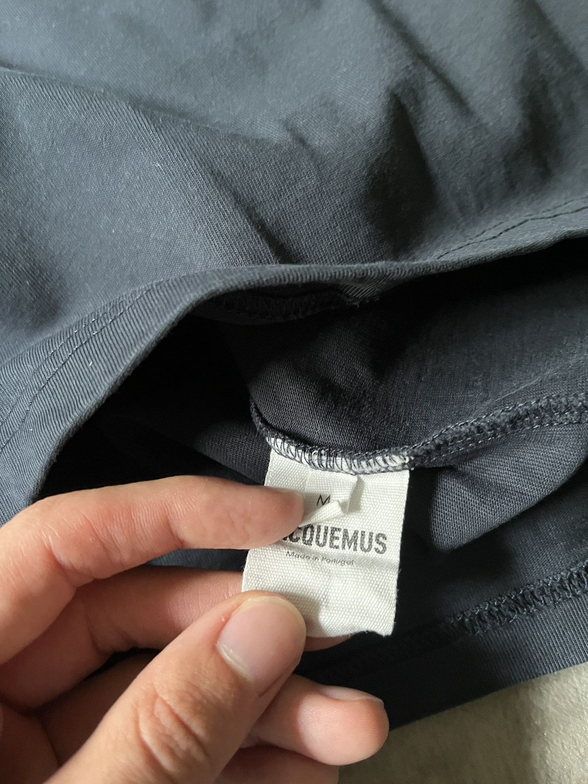 Jacquemus Jacquemus navy long sleeve big logo Size US M / EU 48-50 / 2 - 7 Thumbnail