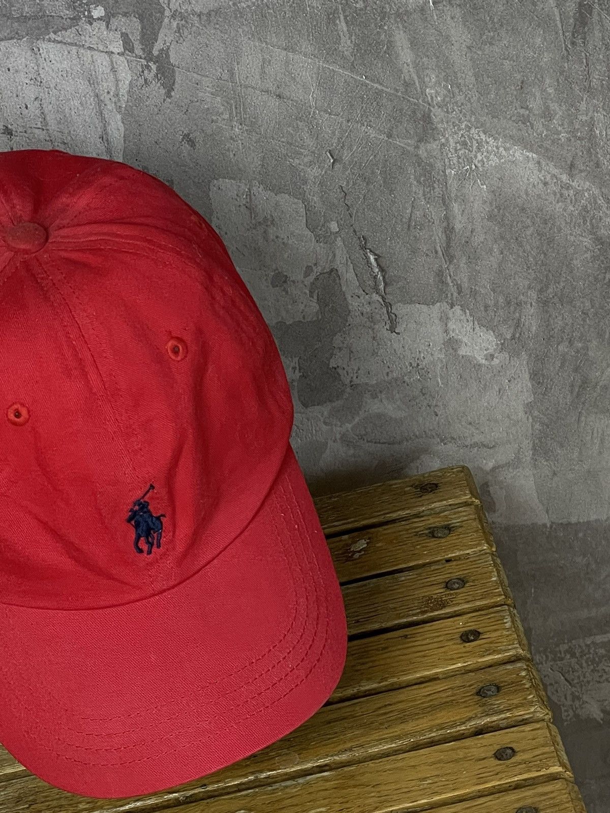 Polo Ralph Lauren × Vintage Vintage Polo Ralph Lauren Pony Red Streetwear Retro Cap Hat Size ONE SIZE - 4 Thumbnail