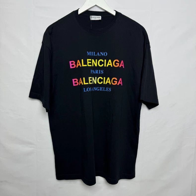 Balenciaga Balenciaga Black cotton short sleeves 2502-Nextarrow Size US S / EU 44-46 / 1 - 1 Thumbnail