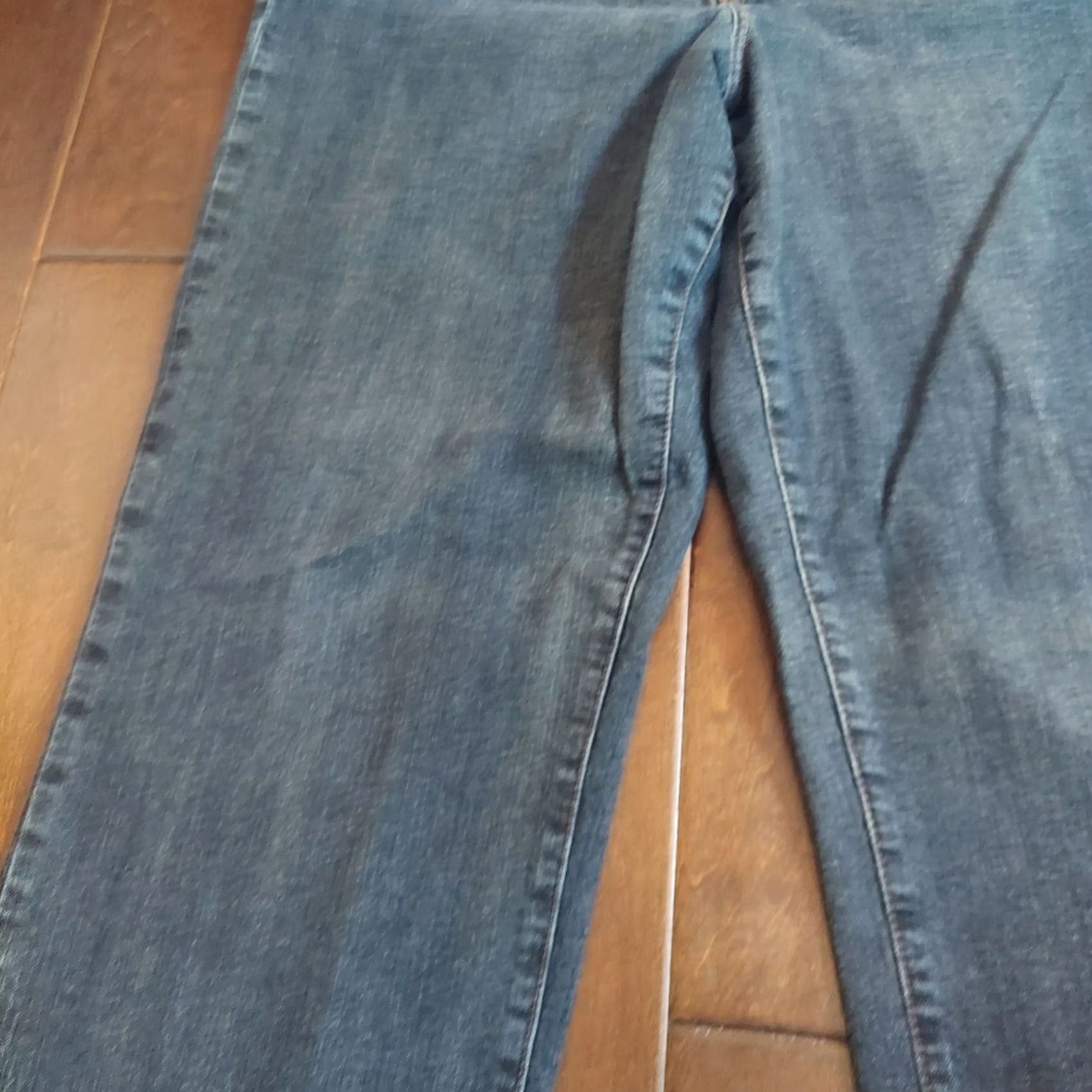 Denime Venezia Jeans Bootcut Denim Blue Stretch Womens Size 5 Tall High Rise Buttons Zipper Hipster Winter Spring Summer Fall Fashion B492 Size 27" / US 4 / IT 40 - 7 Thumbnail