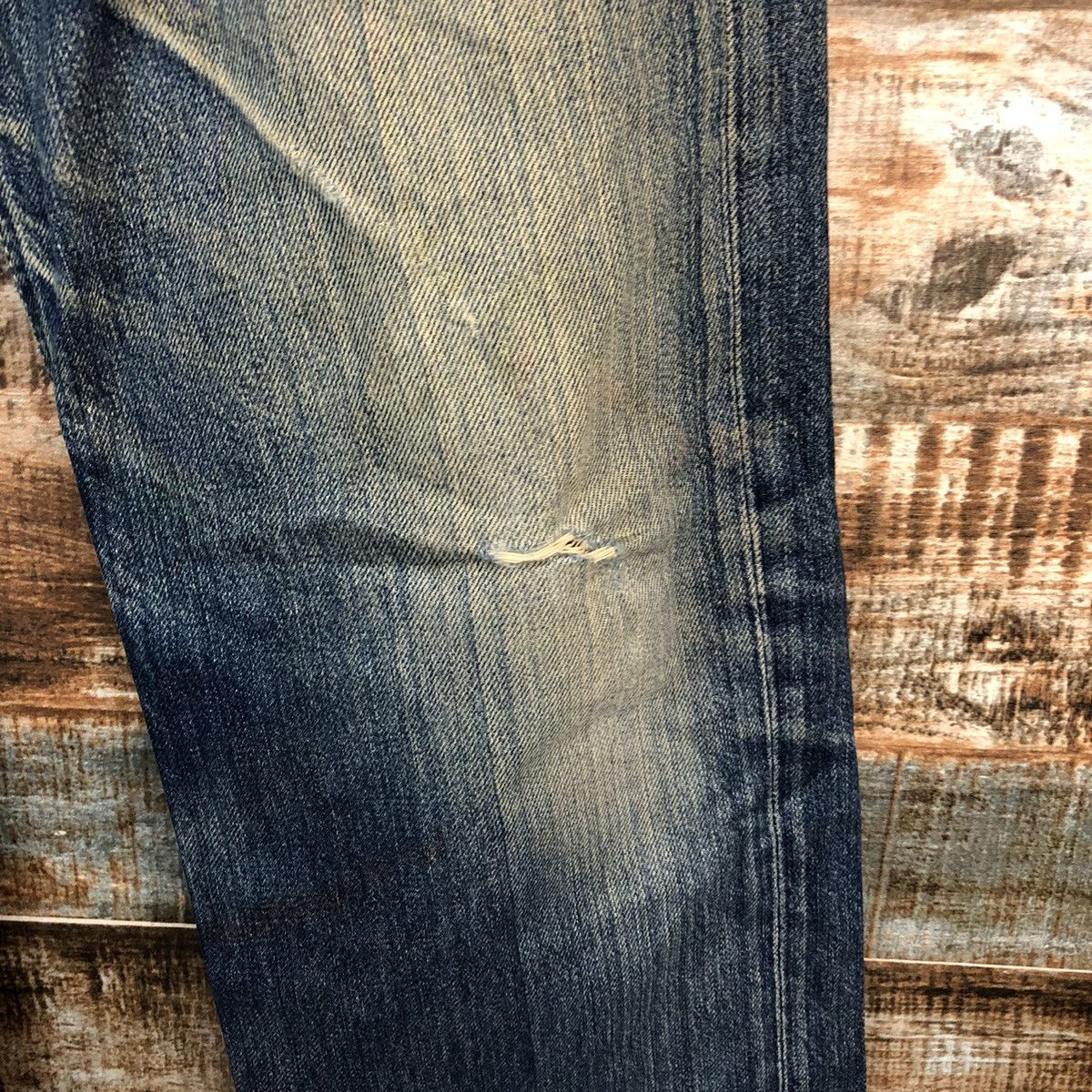 Lee DL Lee Riders Blue Distressed Denim Pants #C092 Size US 30 / EU 46 - 10 Thumbnail