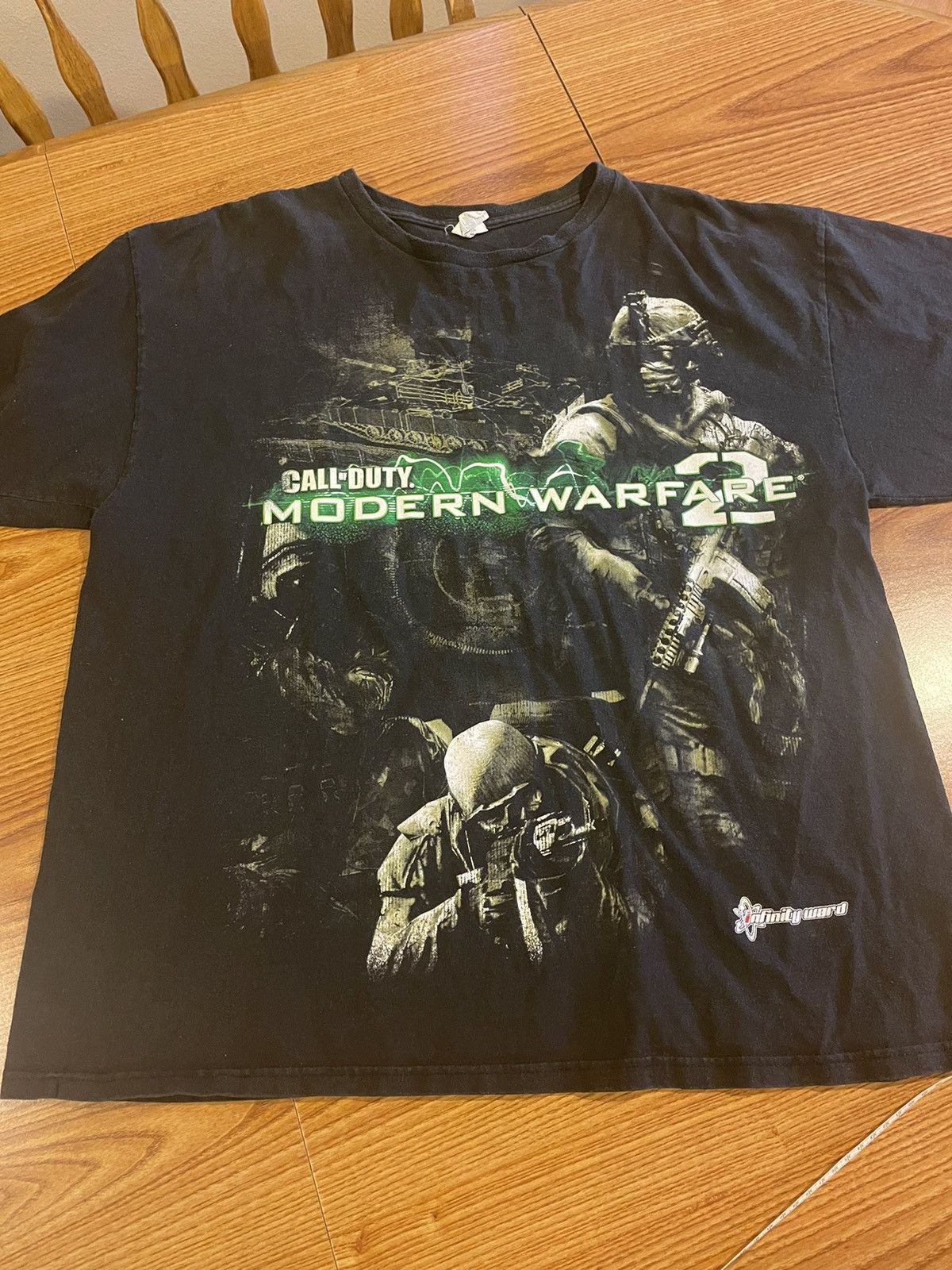 Vintage Mw2 Shirt : Vintage Y2k Call Of Duty Modern Warfare 2 Cod Mw2 Game Promo T Shirt Sz