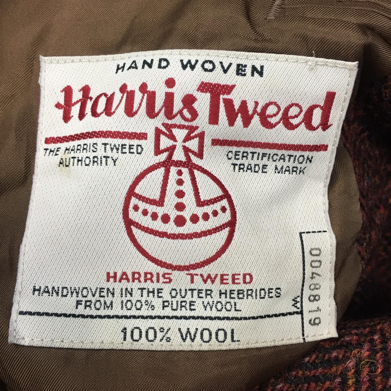 Harris Tweed Vtg HARRIS TWEED x GUY Polished and Classic Handwoven Jacket Size US L / EU 52-54 / 3 - 3 Thumbnail
